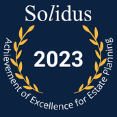 Solidus 2023 Achievement of Excellence for Estate Planning