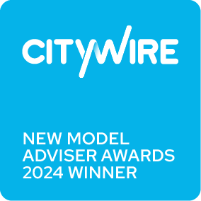 Citywire logo with text indicating a 2024 winner for the New Model Adviser Awards.