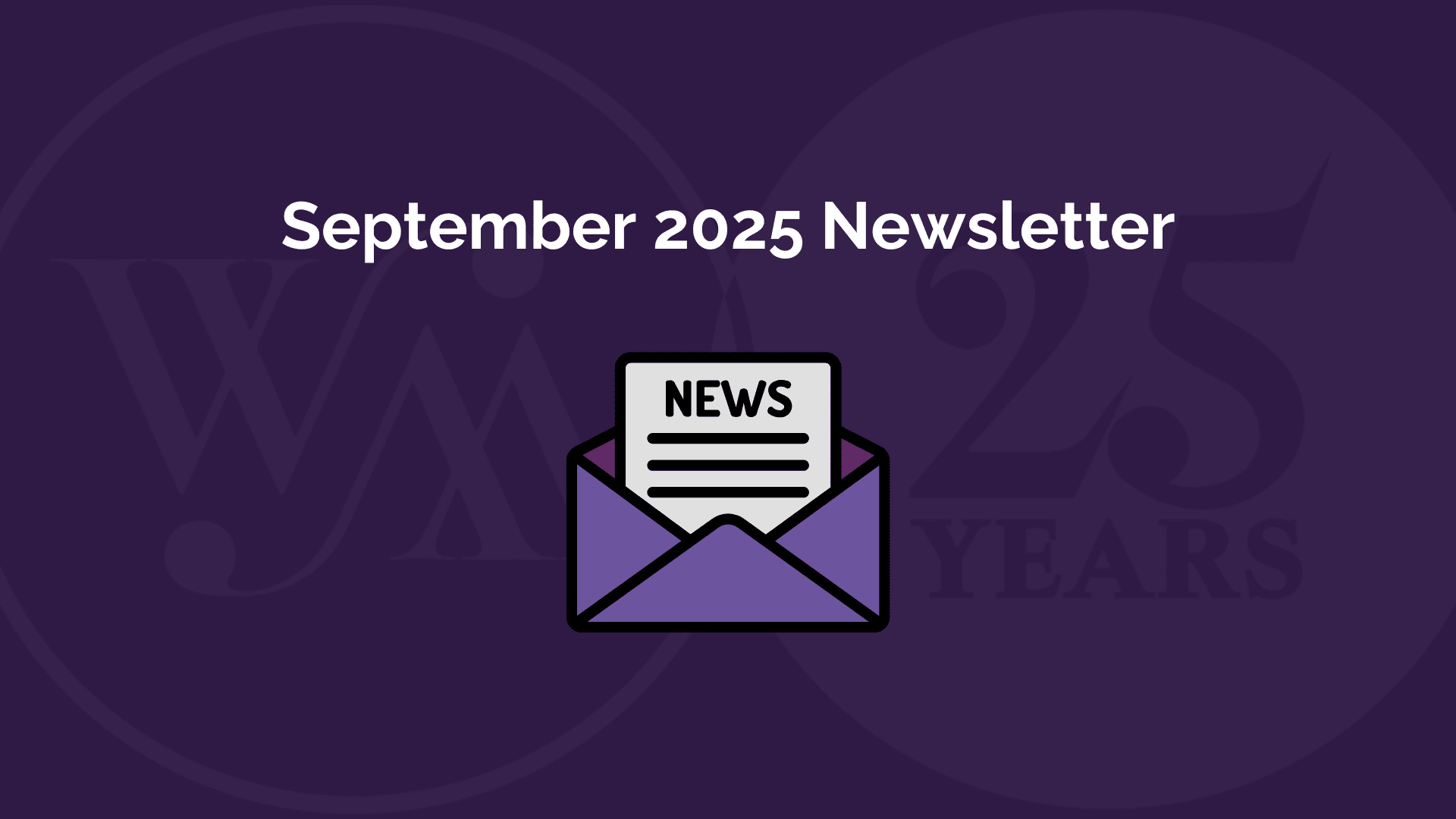 September 2025 Newsletter