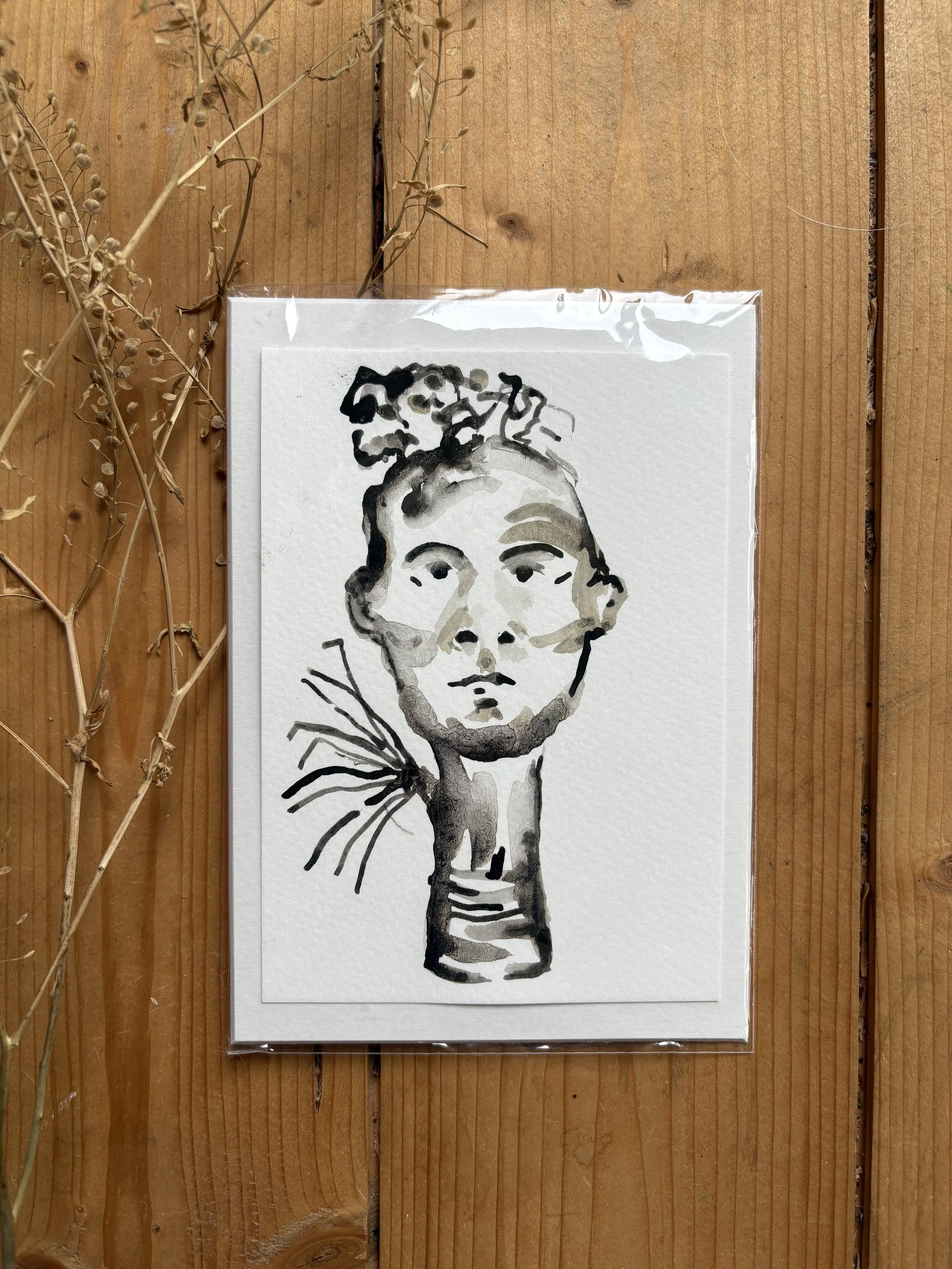 Stick Lady Head (International Women's Day)
