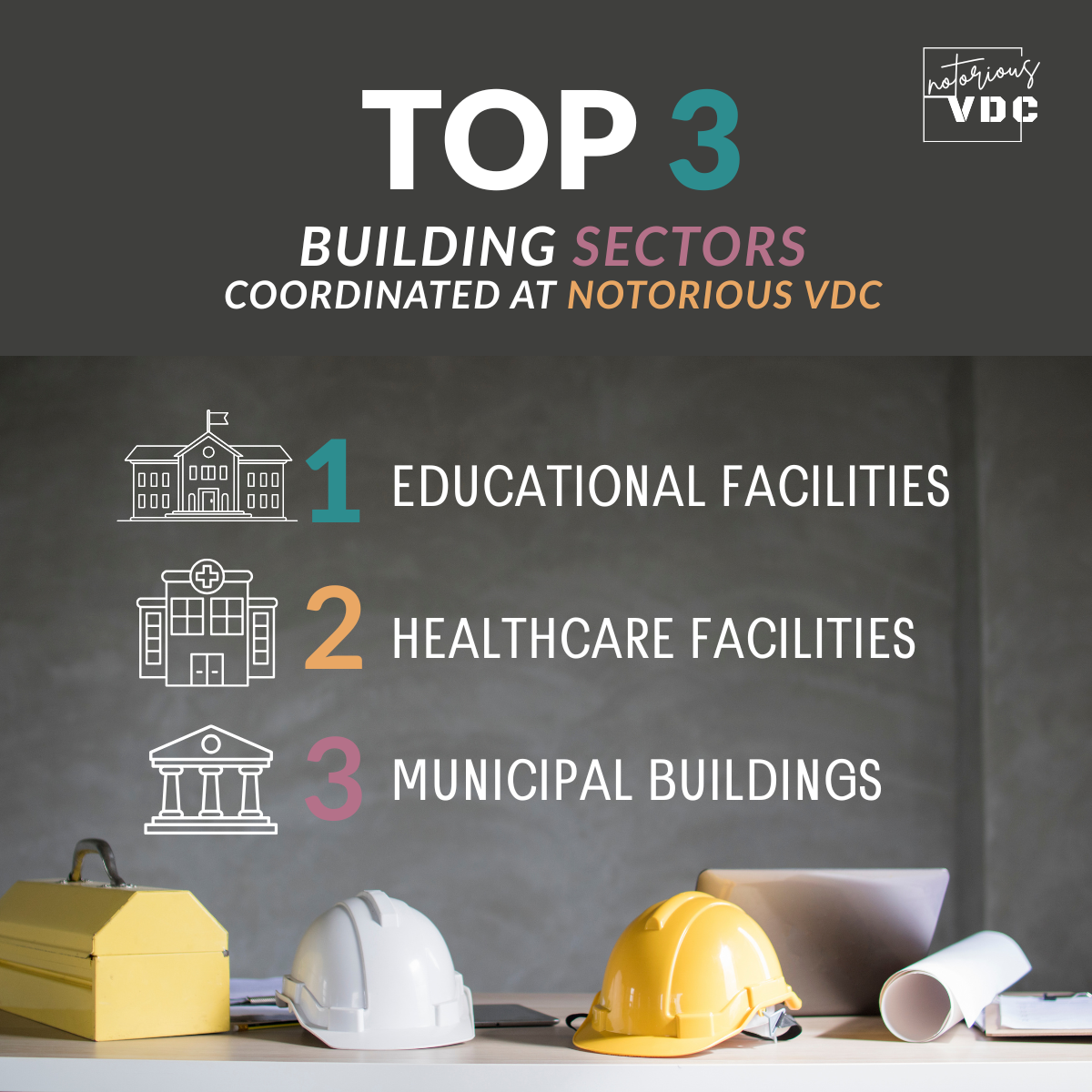top 3 building sectors