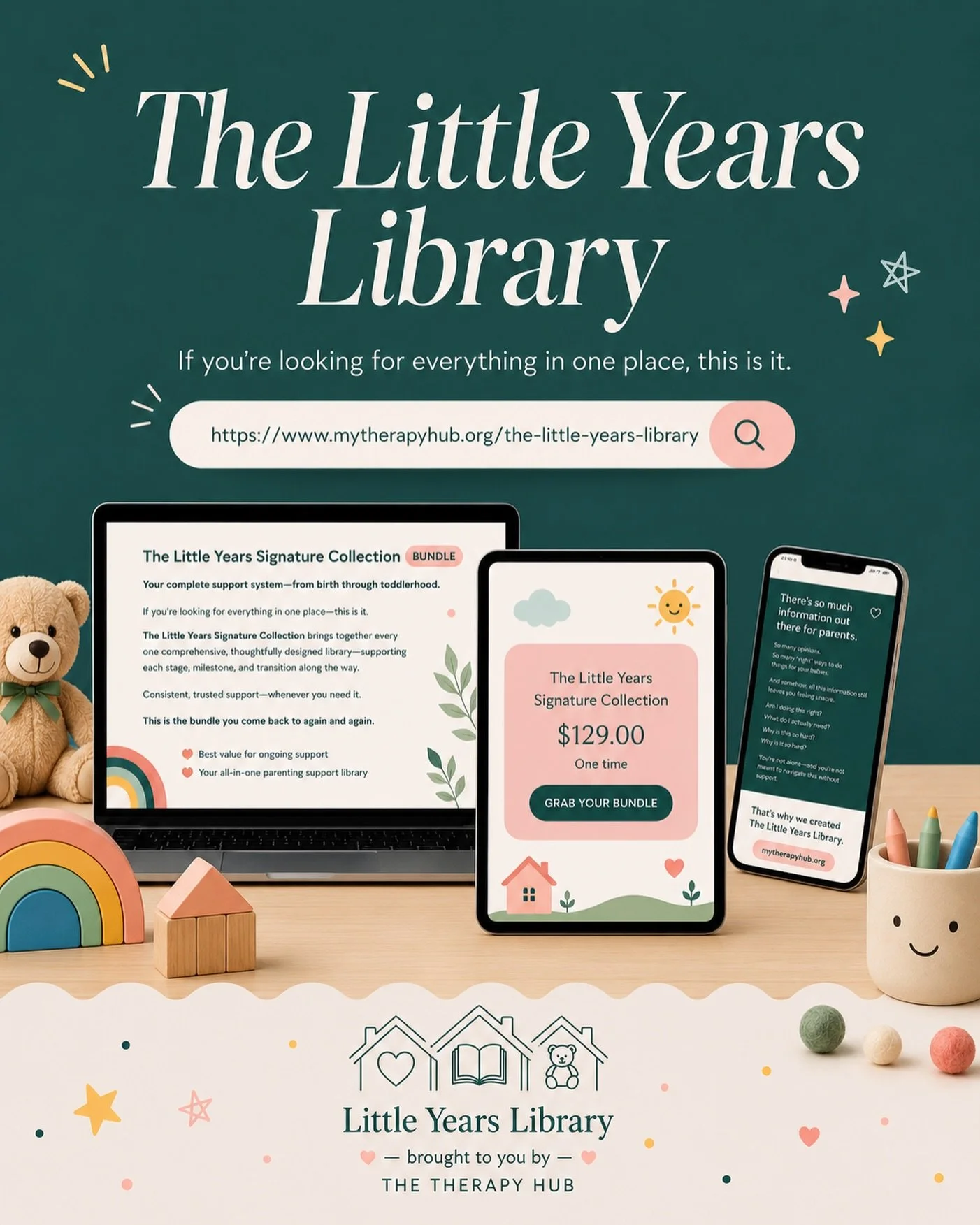 The little years are beautiful, exhausting, joyful, overwhelming, and full of questions.

That&rsquo;s exactly why we created The Little Years Library.💕

A trusted collection of expert-led resources designed to support you through the everyday momen