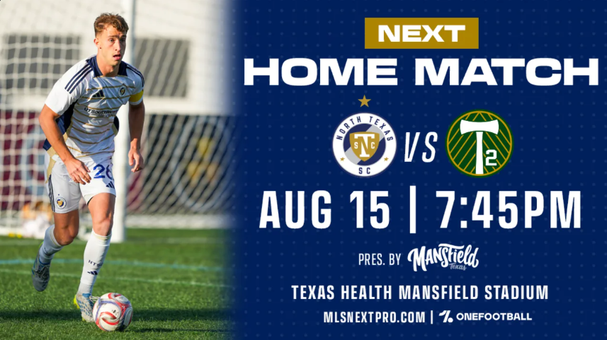 North Texas SC hosts Visit Mansfield night on Aug. 15