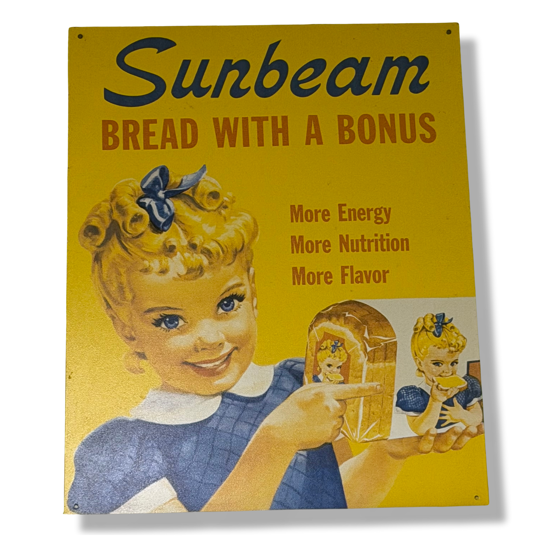 Vintage bread sign at Sweet-T-Cafe in West Jefferson NC