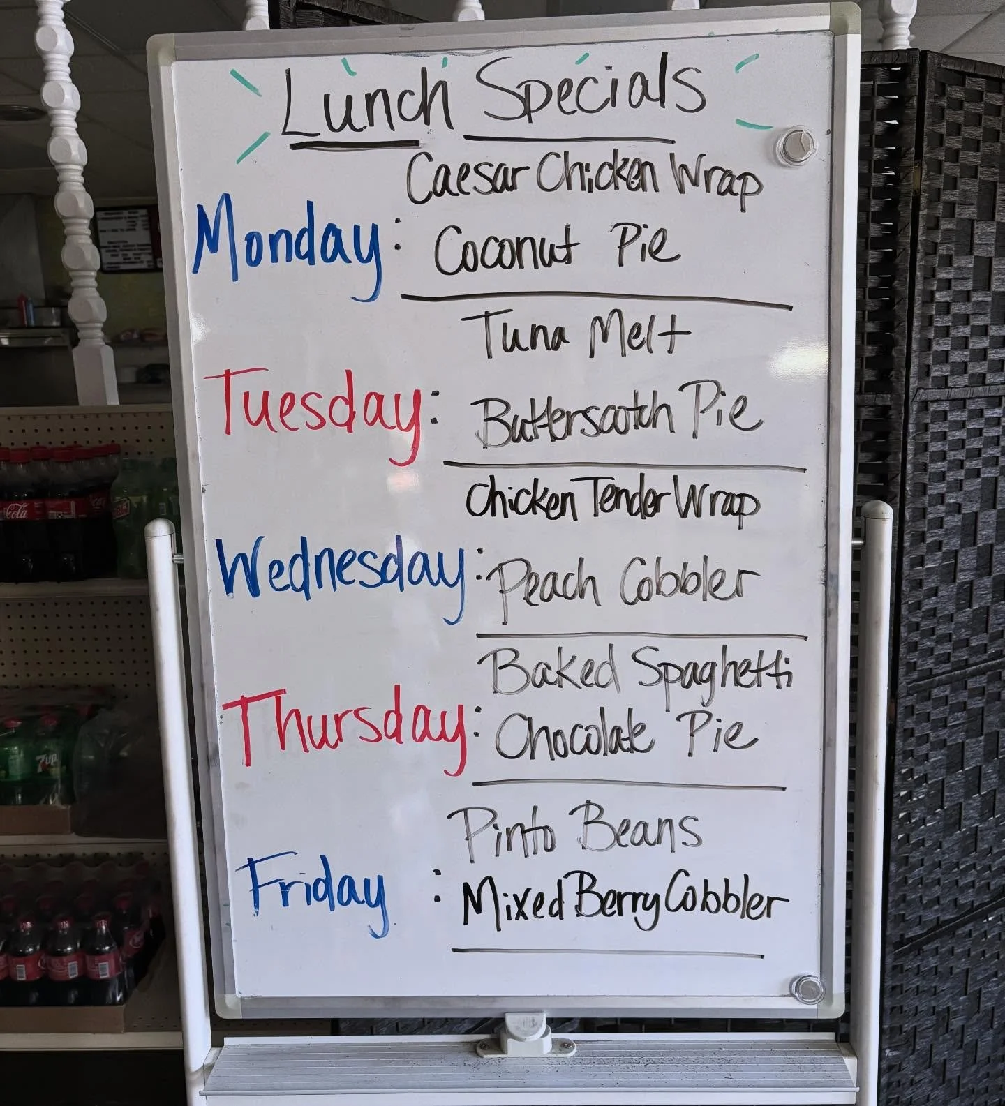 Specials for the week of April 6th&hellip;can&rsquo;t wait to see y&rsquo;all!