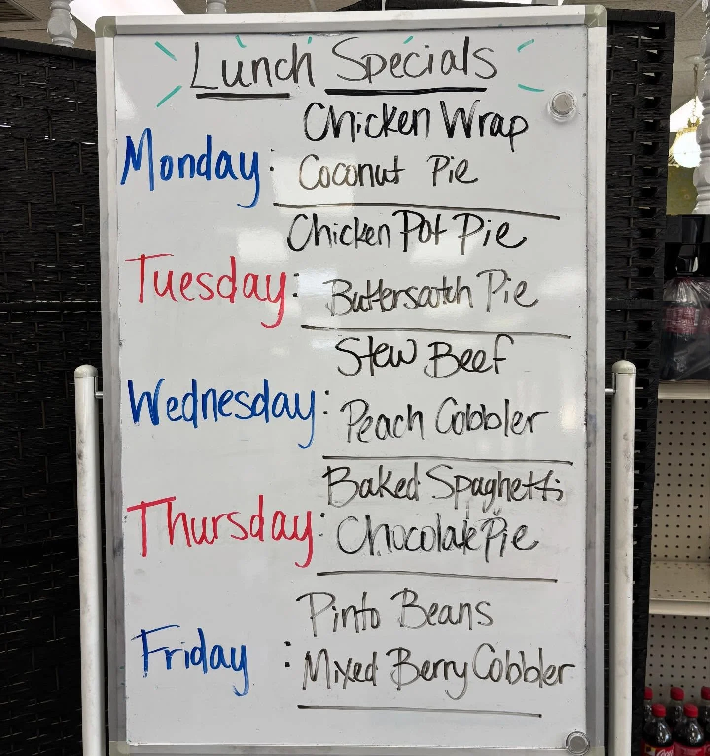 This week at the Cafe!!