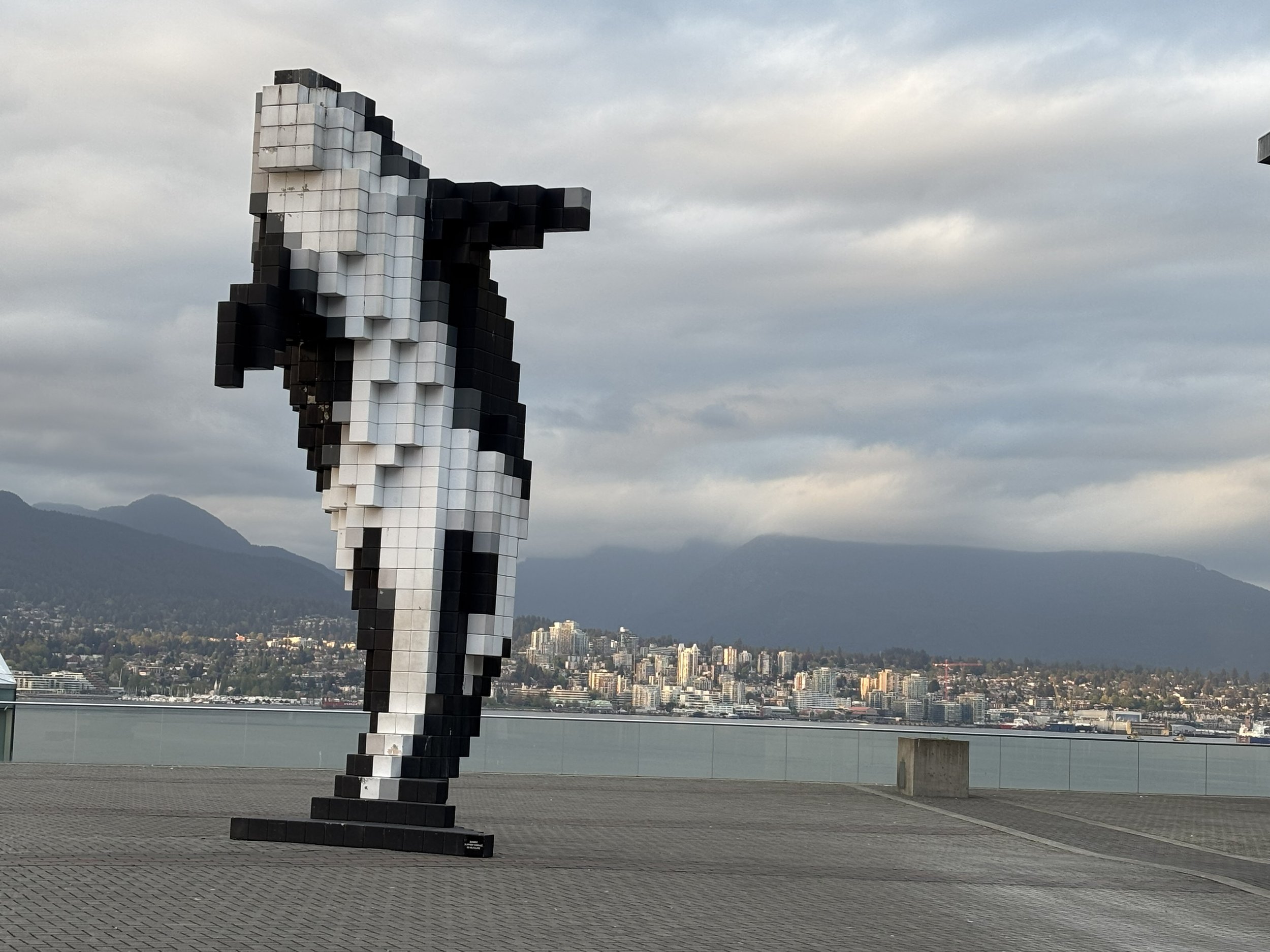 Another sculpture near the water