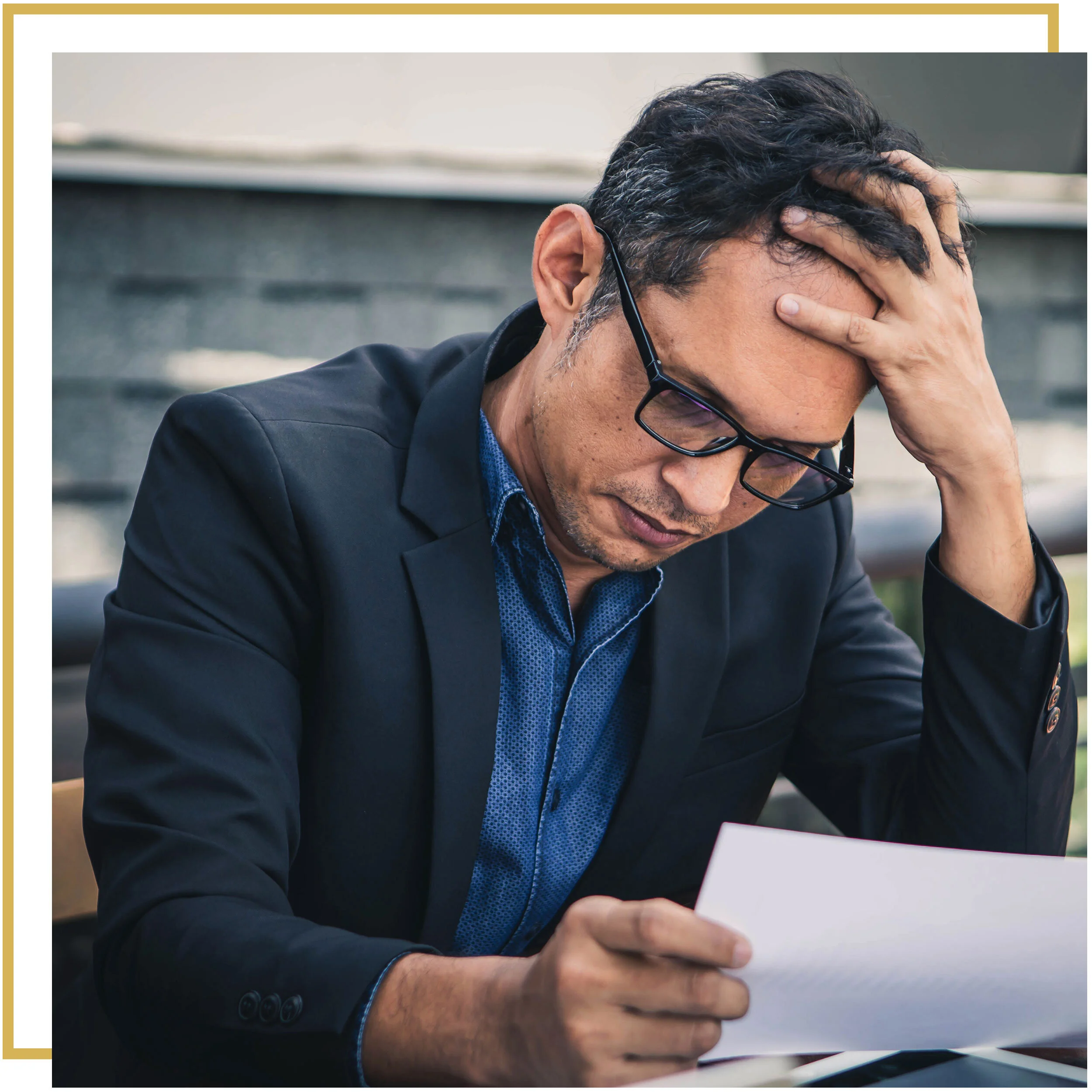 Reviewing divorce paperwork