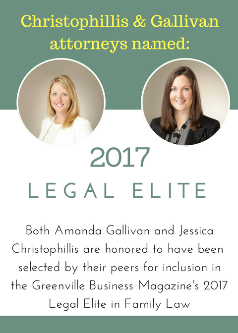 Greenville Business Magazine's 2017 Legal Elite