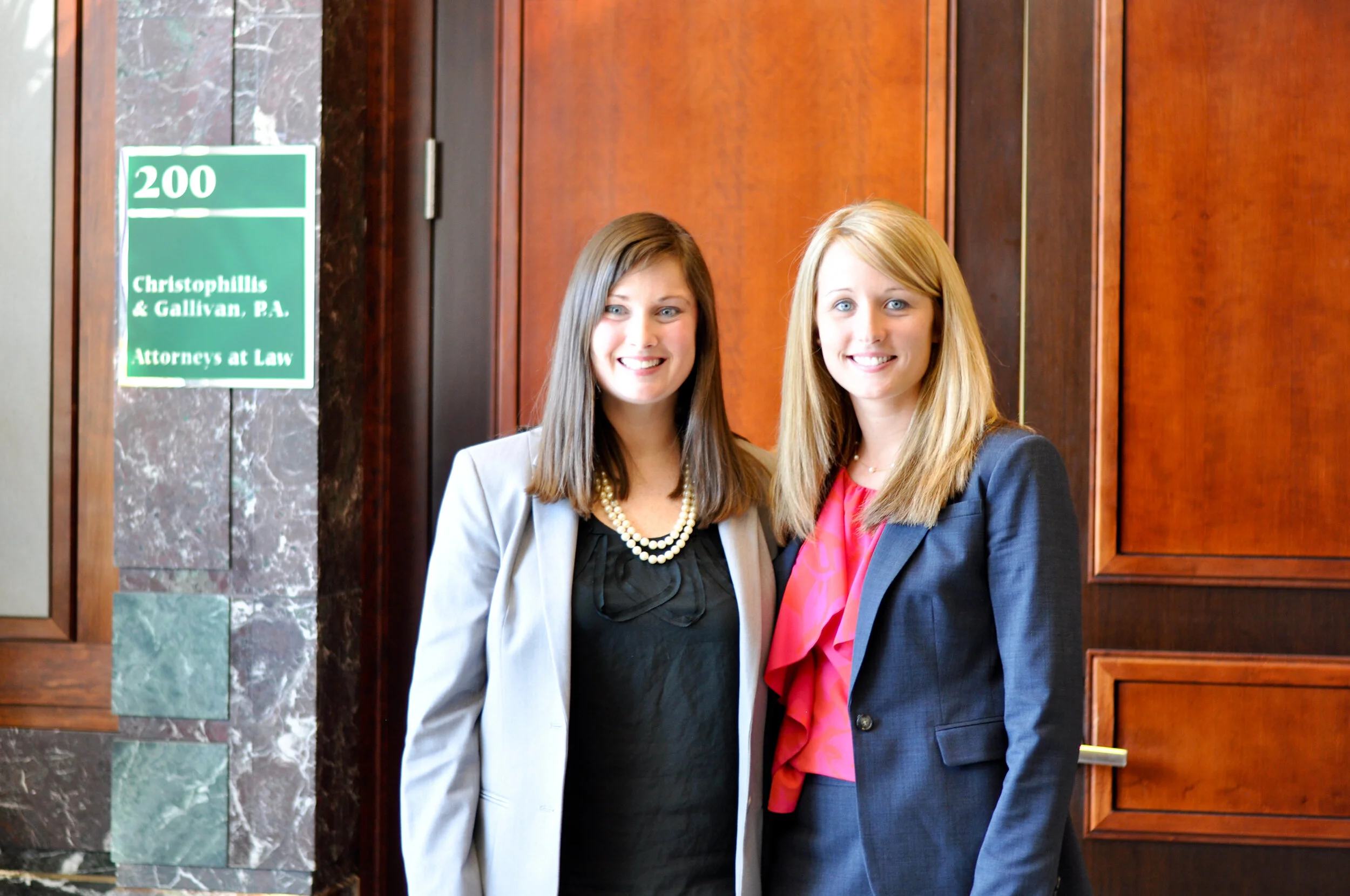 Jessica Christophillis and Amanda Gallivan