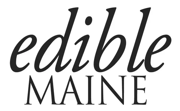 Logo for the Maine food magazine Edible Maine