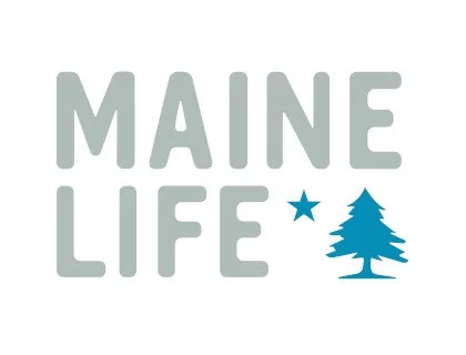 The logo for the tv show Maine Life
