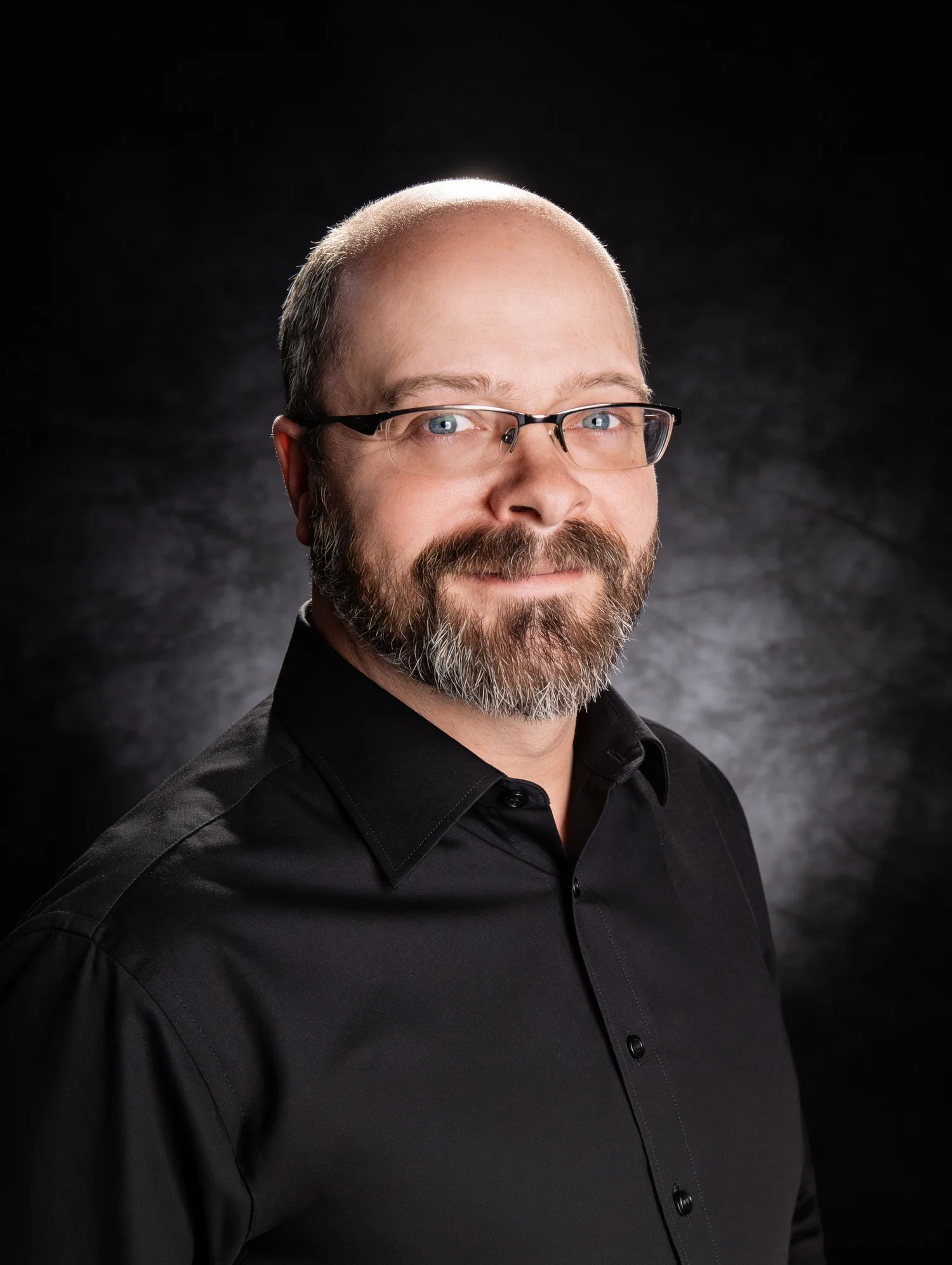 Portrait of Stephen McAnulla, photographer in Great Bend, Kansas