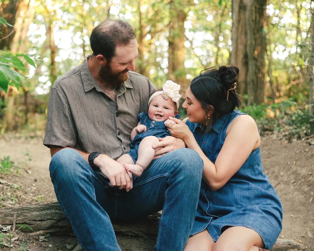 A family standard session portrait