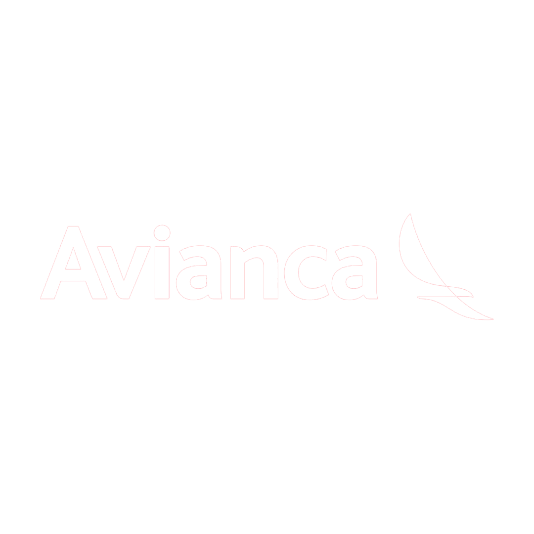 Avianca logo with abstract wing design