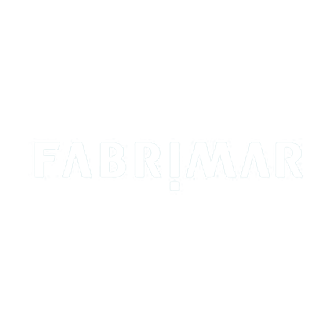 Logo of "FABRIMAR" with industrial design elements.