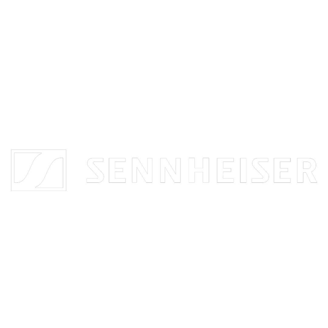 Sennheiser logo with stylized 'S' icon