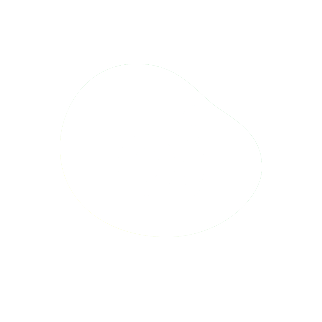 Abstract shape with soft edges, gradient color