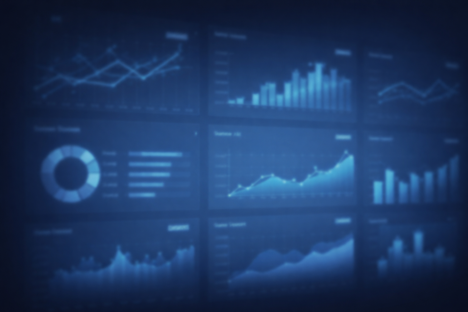 Data dashboards and reporting visuals representing business analytics insights.