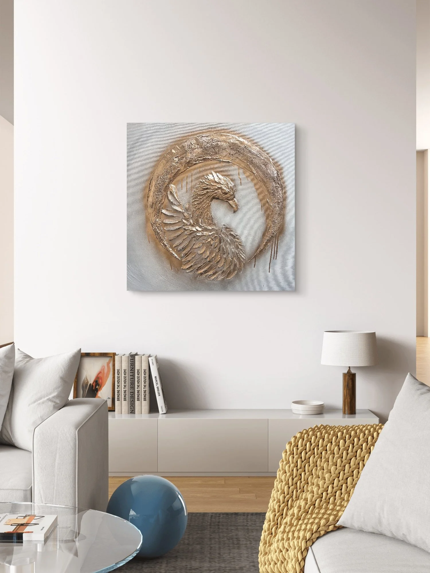 Vizualizace obraz Denisa Blaho 70x70cm 