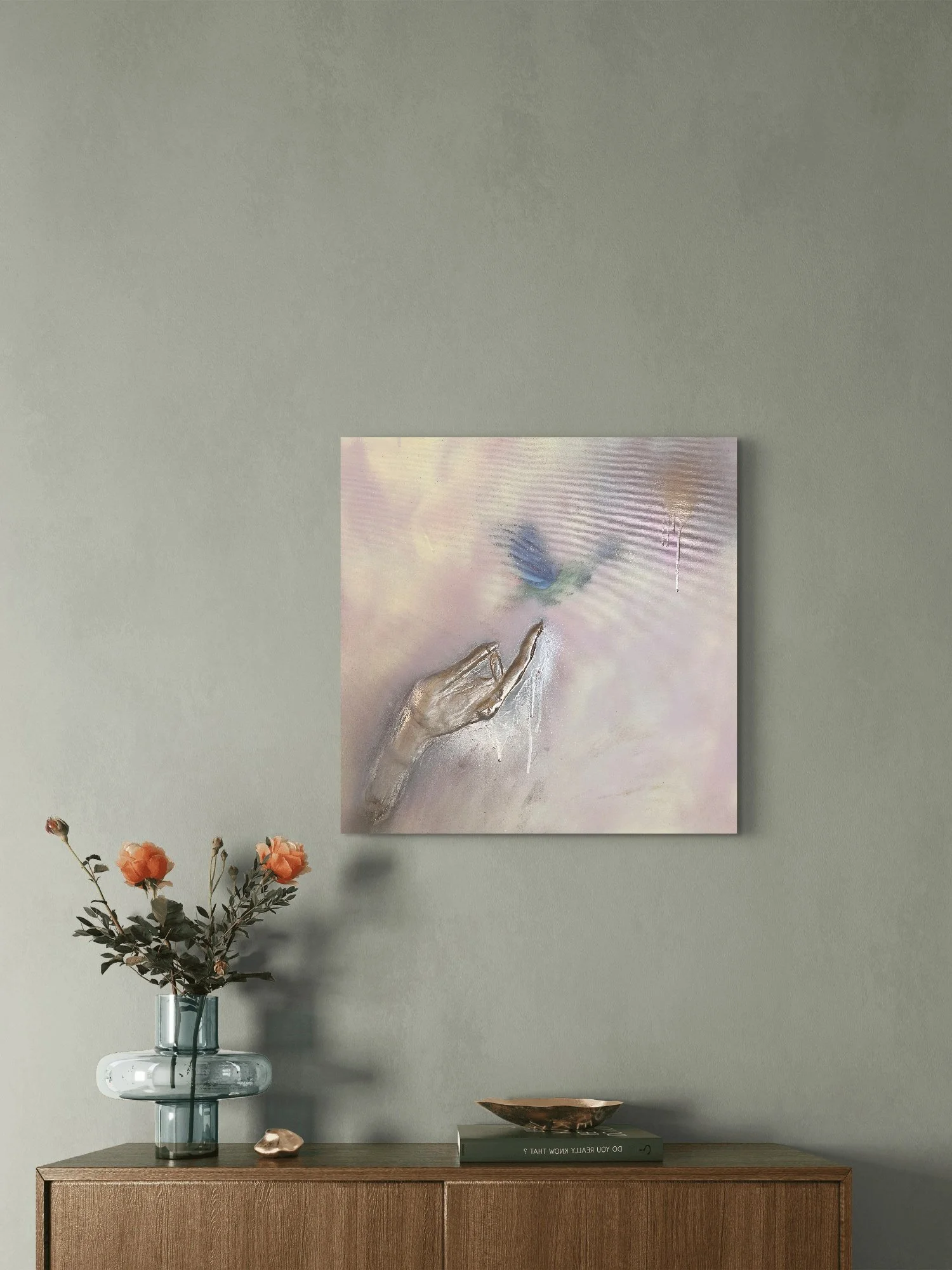 Vizualizace obraz dotek svobody 70x70cm Denisa Blaho