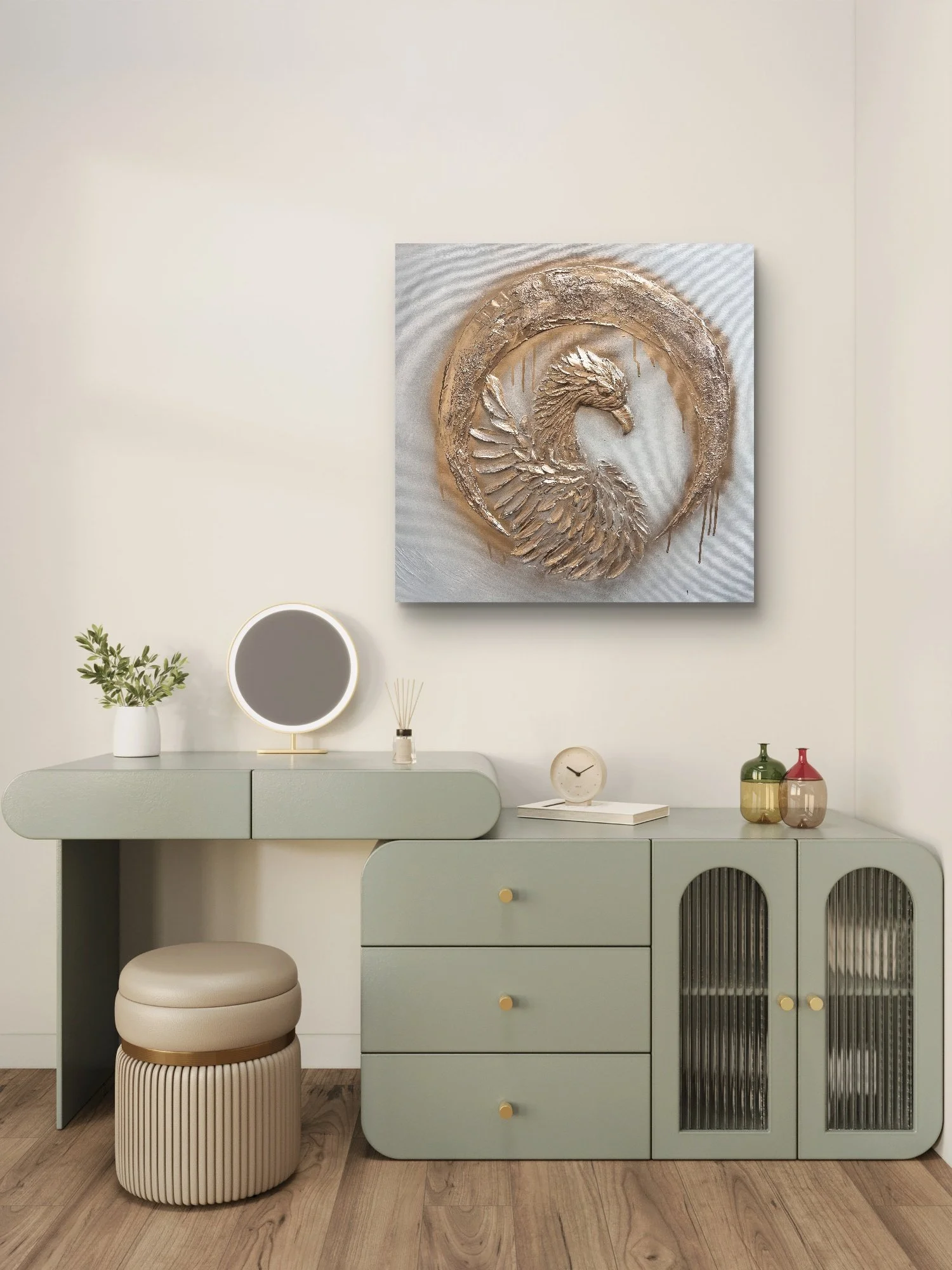 Vizualizace obraz Denisa Blaho 70x70cm 