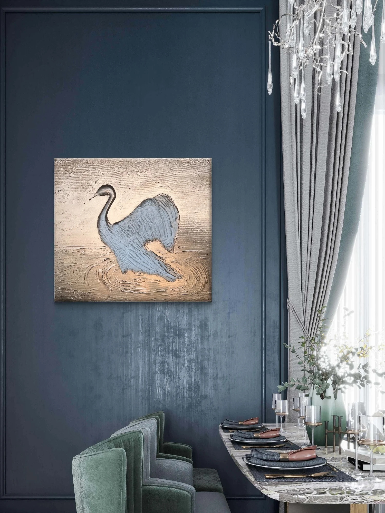 Vizualizace obraz 80x70cm Denisa Blaho
