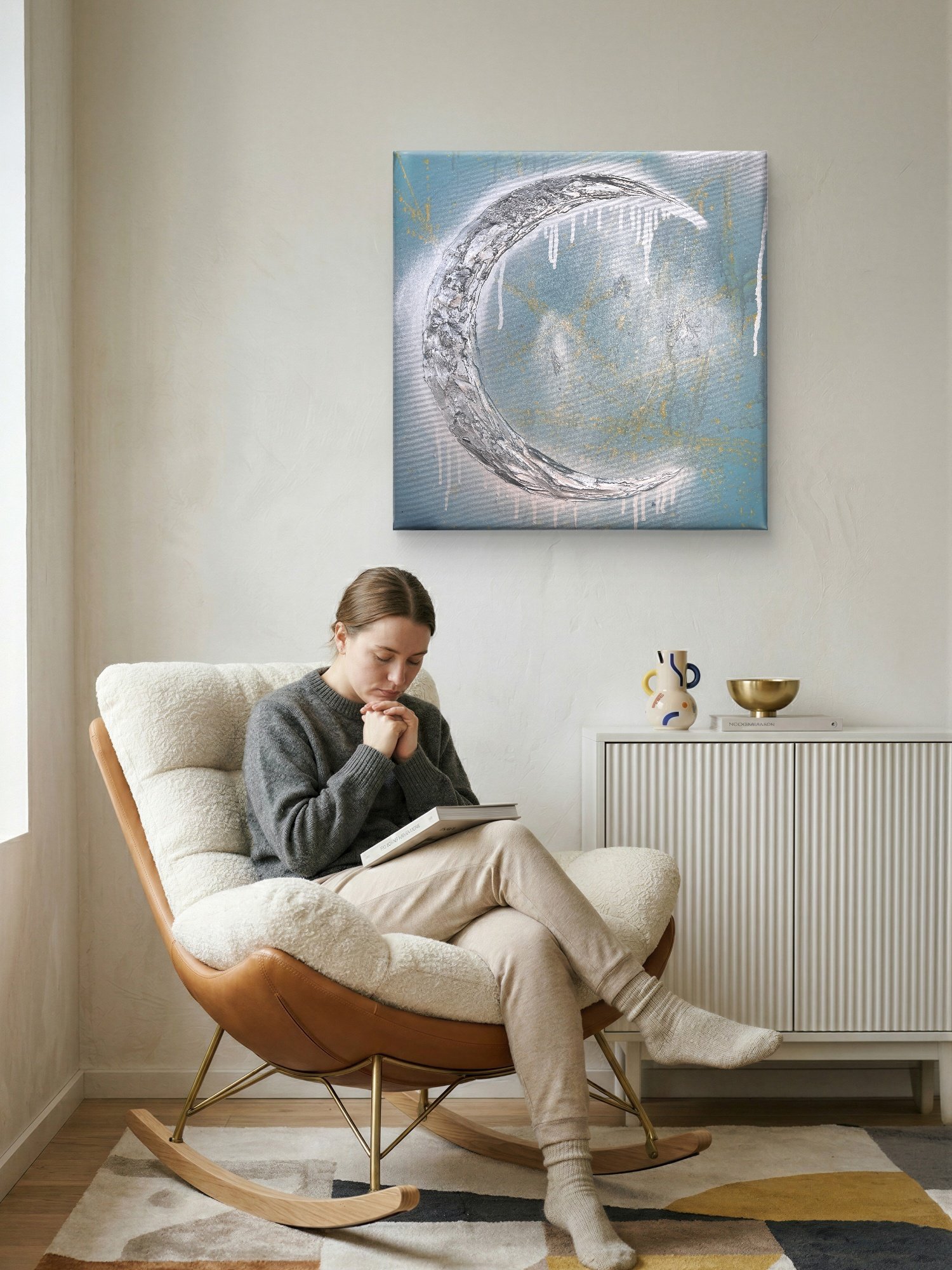Vizualizace obraz 70x70cm Denisa Blaho
