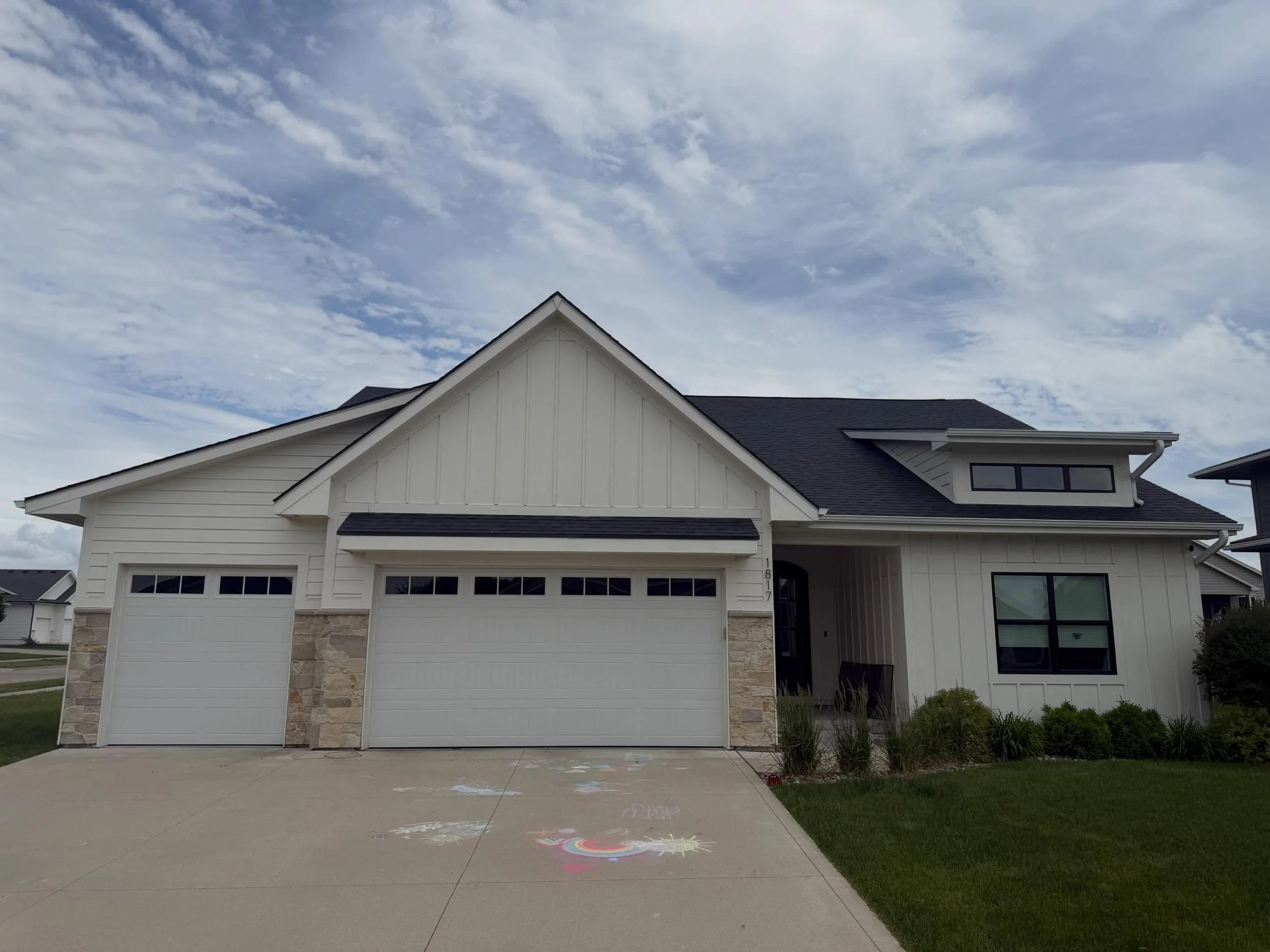 House #2 for the day in Ankeny, Iowa.

This project included a full exterior window cleaning, screen cleaning, and power washing of three window well covers to bring back a fresh, clean appearance around the home.

It&rsquo;s amazing what a differenc