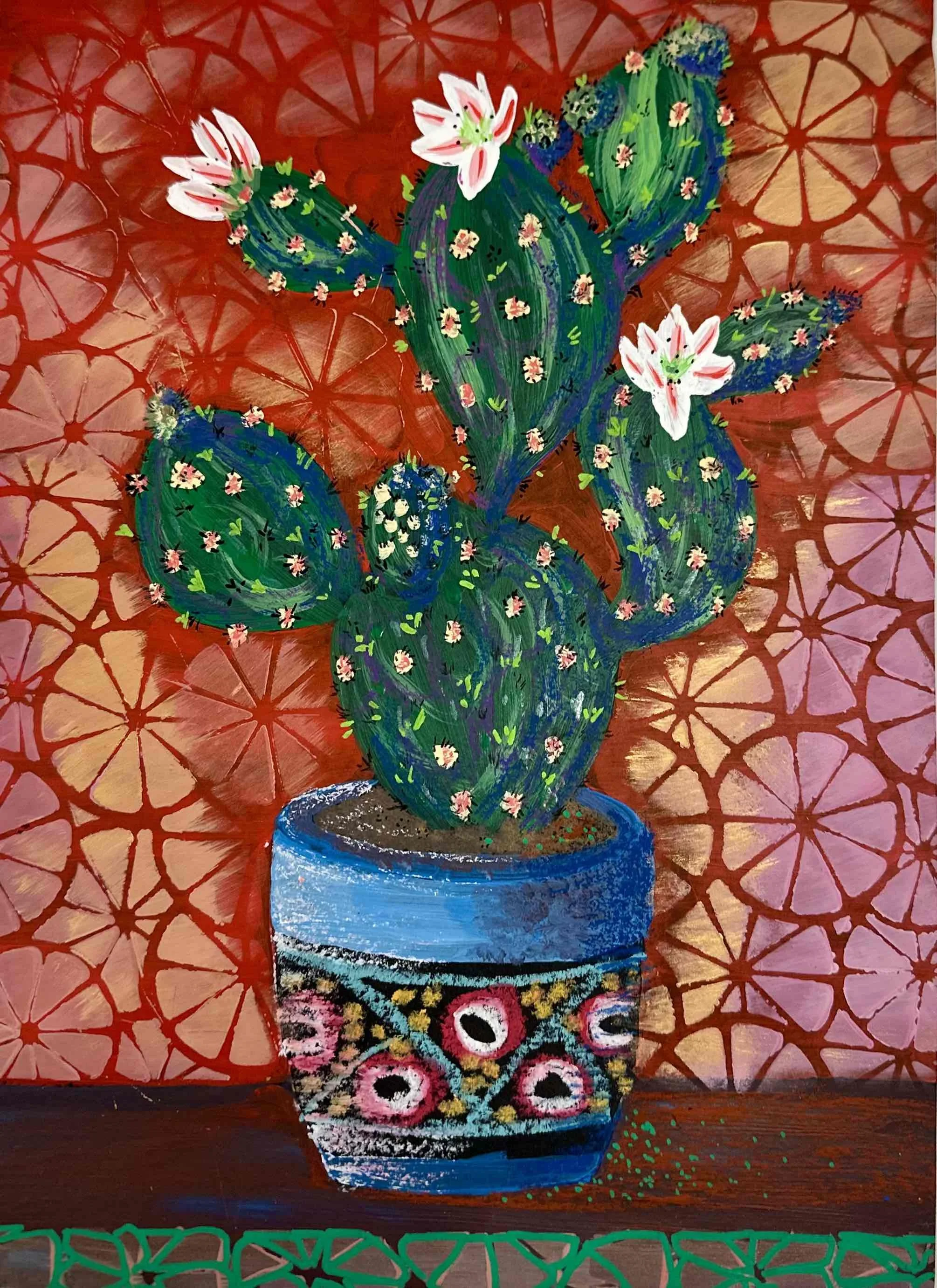A3 Cactus Fiesta unframed.jpeg