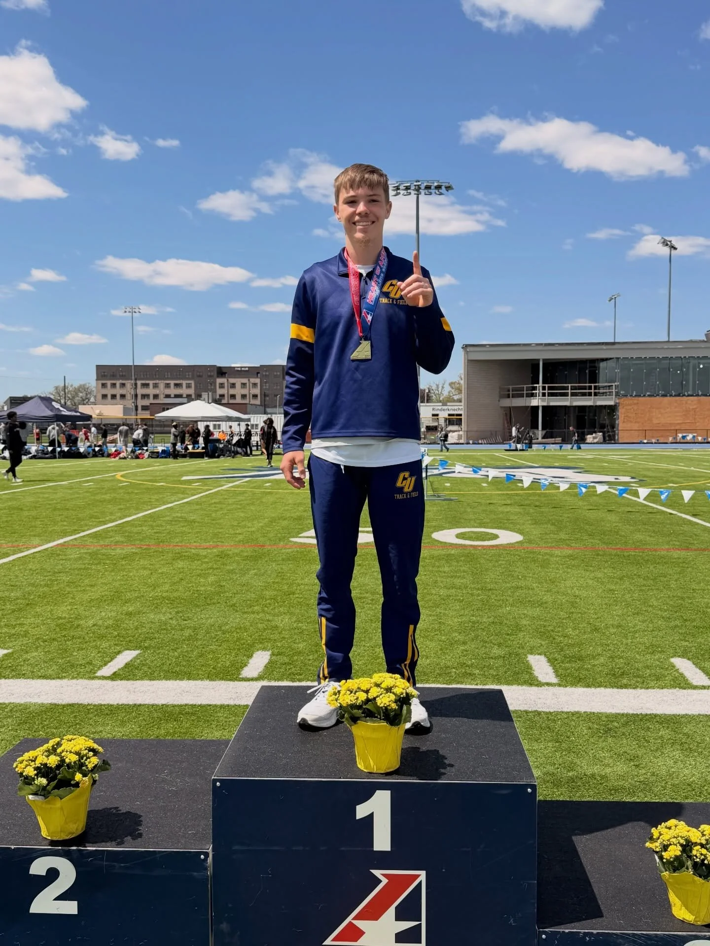 1st at conference for @keiferlandes 🥇