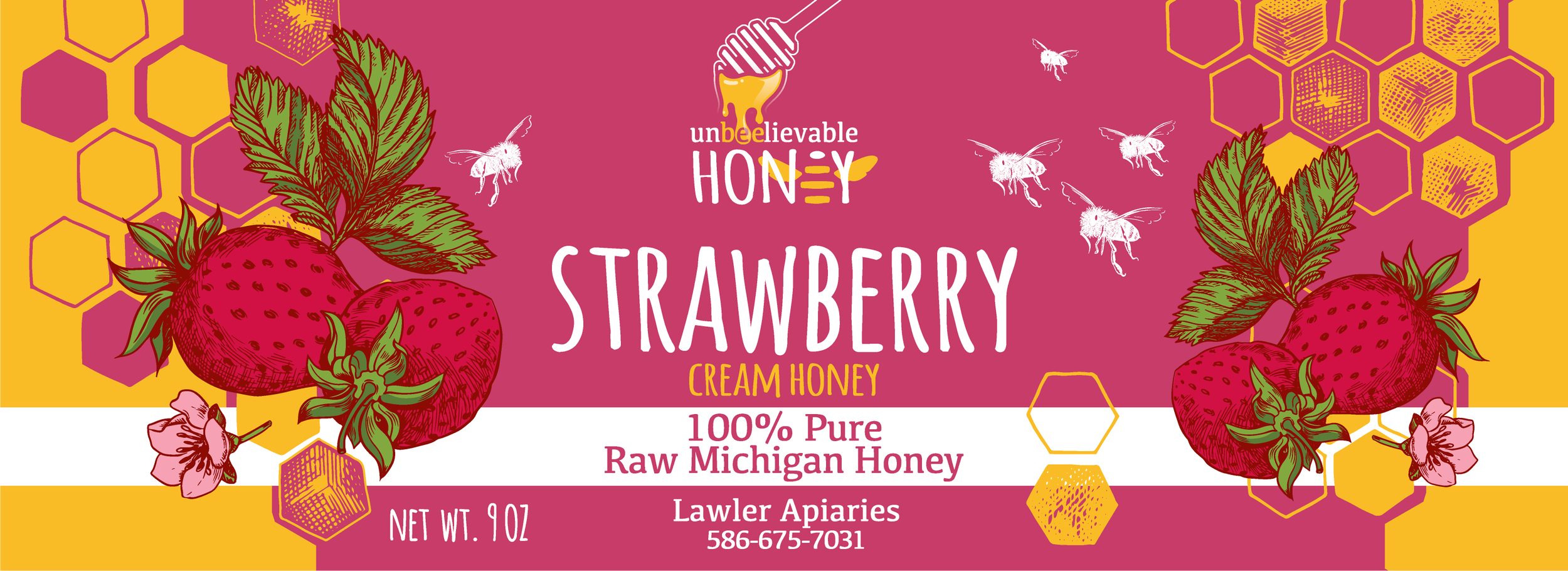 Unbeelievable Honey 25 Jar Wrappers PRINTStrawberry.png
