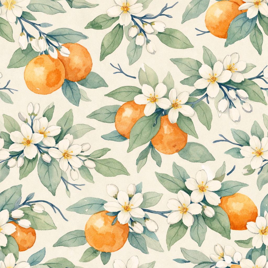Citrus blossom watercolor pattern.png