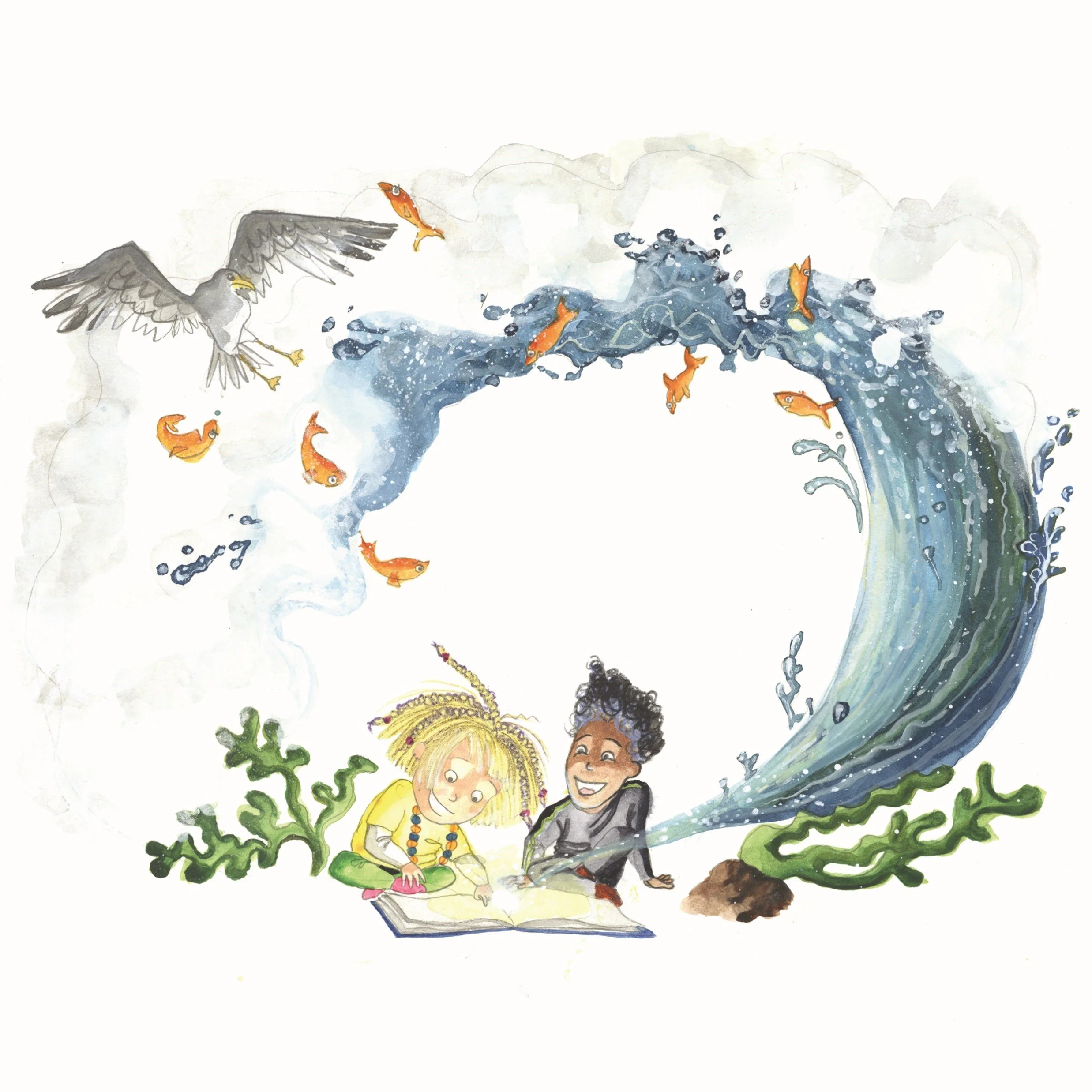 Willow and the wave