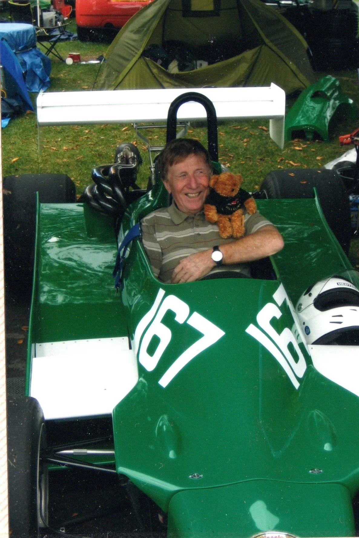 Stephen at Prescote Hillclimb near Malvern in 2007