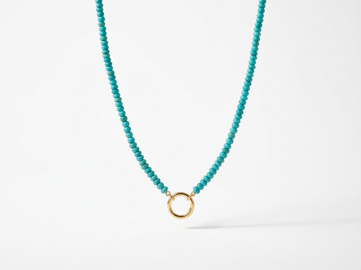 14K Gold Bead Necklace