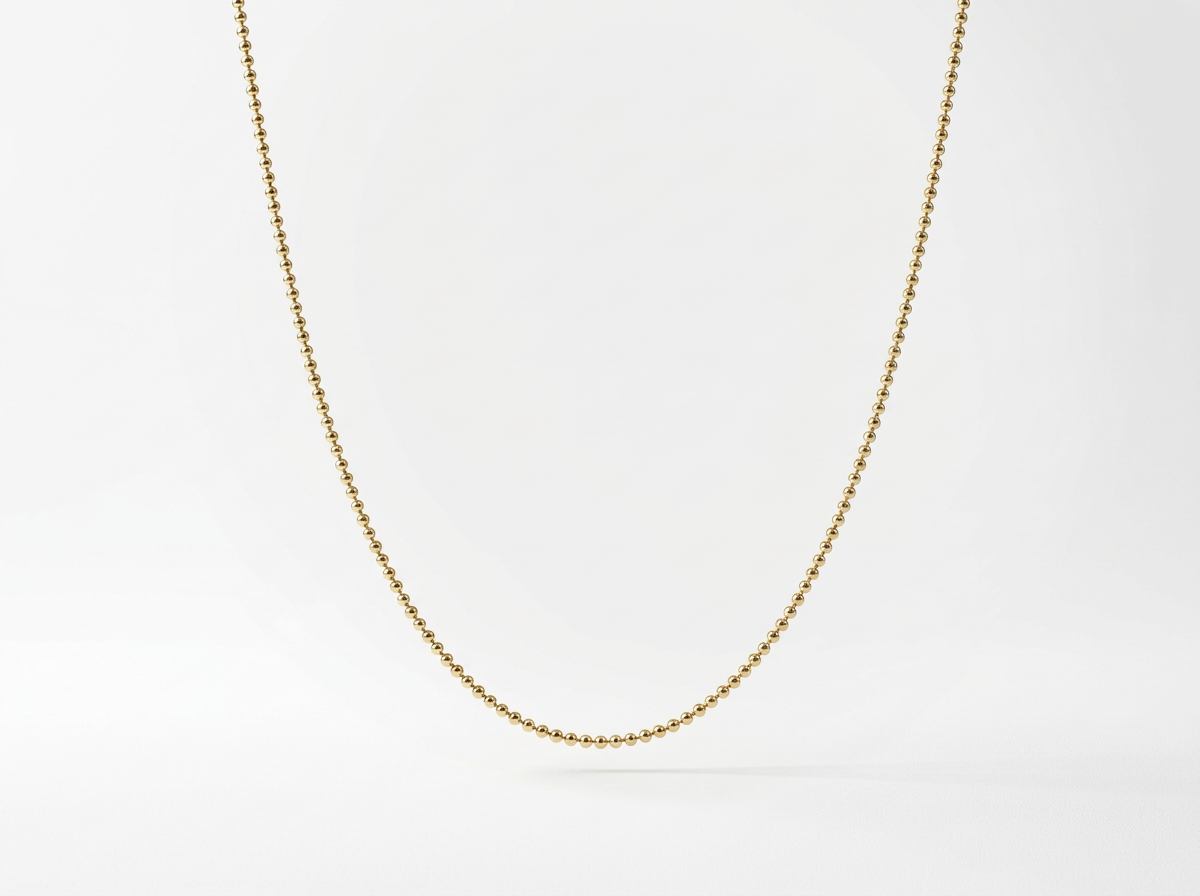 14K Gold Ball Chain