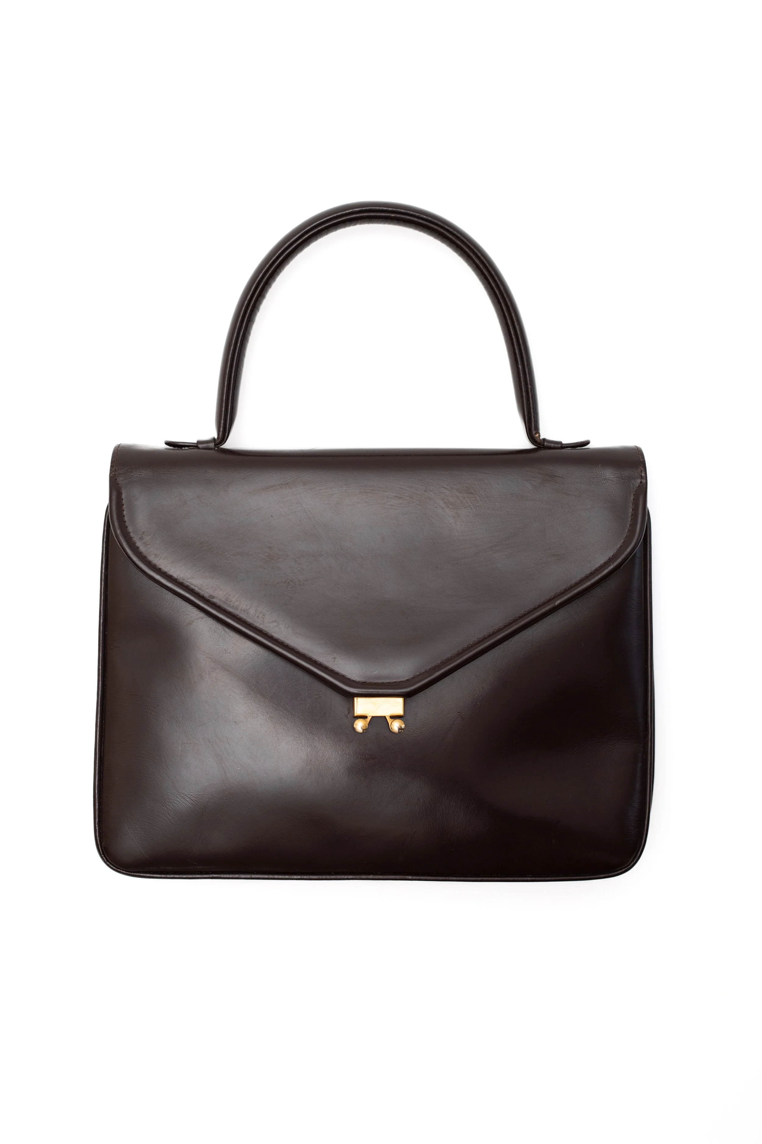 Dark Brown Vintage Leather Bag