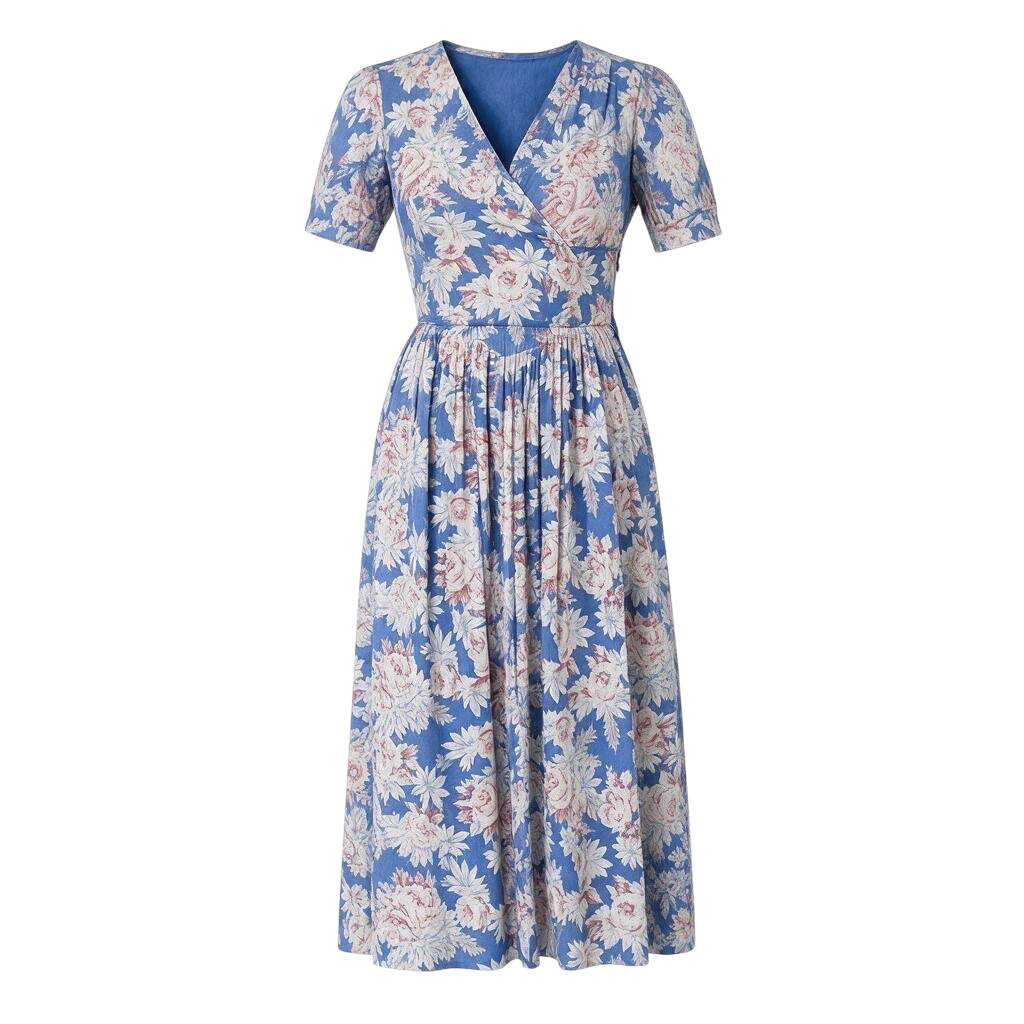 Laura Ashley 80's Floral Dress
