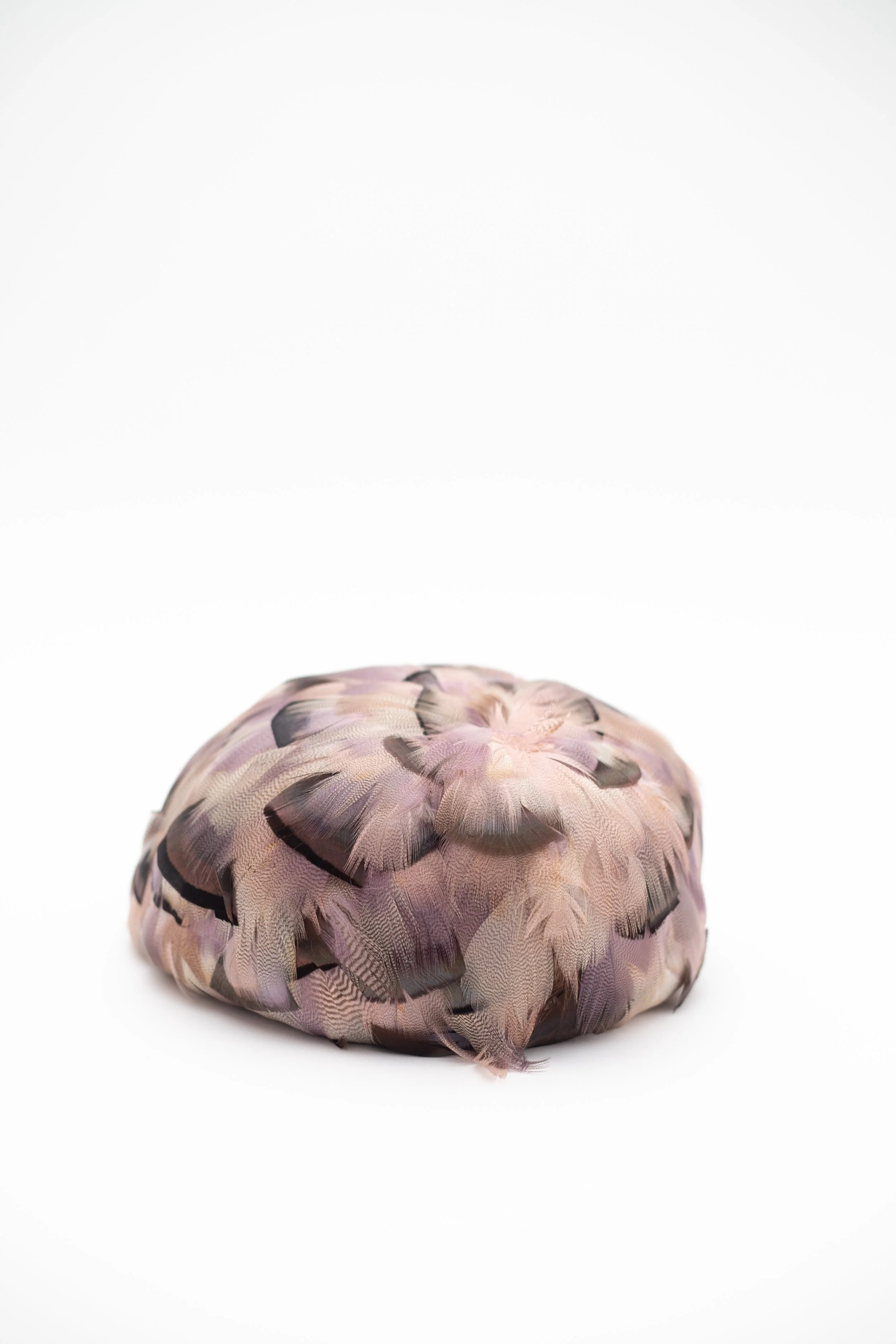 French Room Wig  Feather Hat
