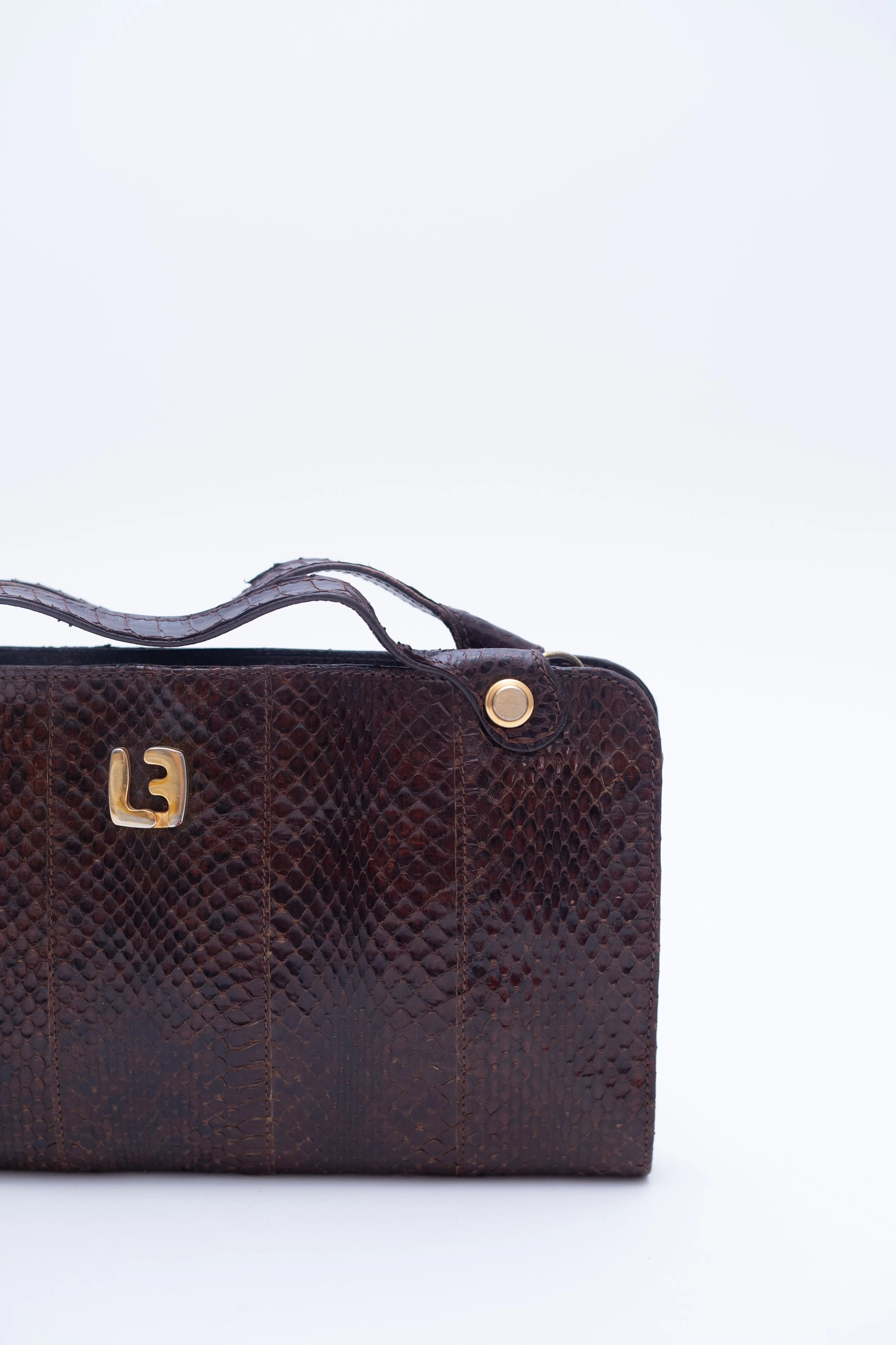 Exquisite Leather Handbag Louis Feraud