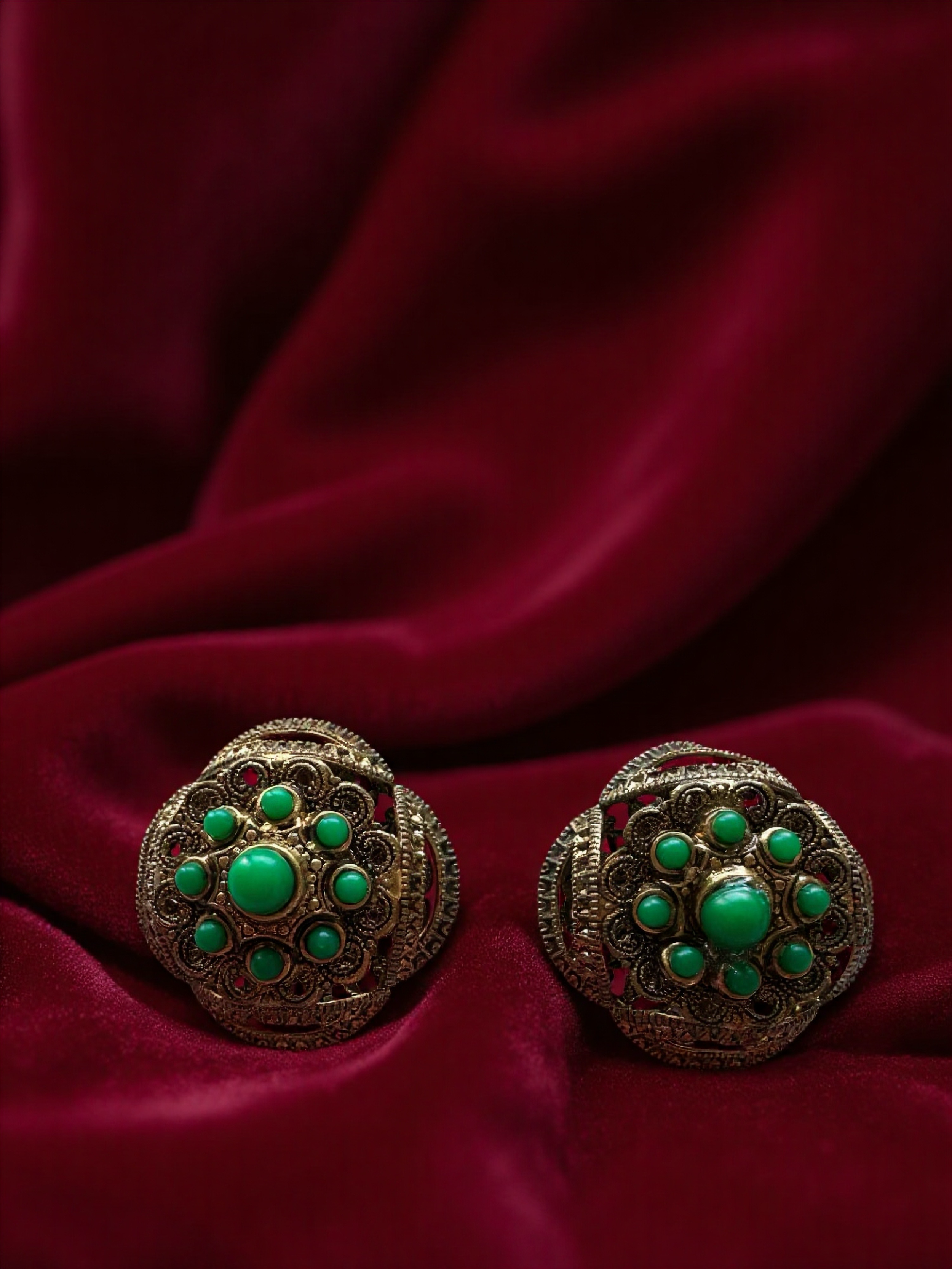 Bygone Elegance Filigree Clip-on Earrings