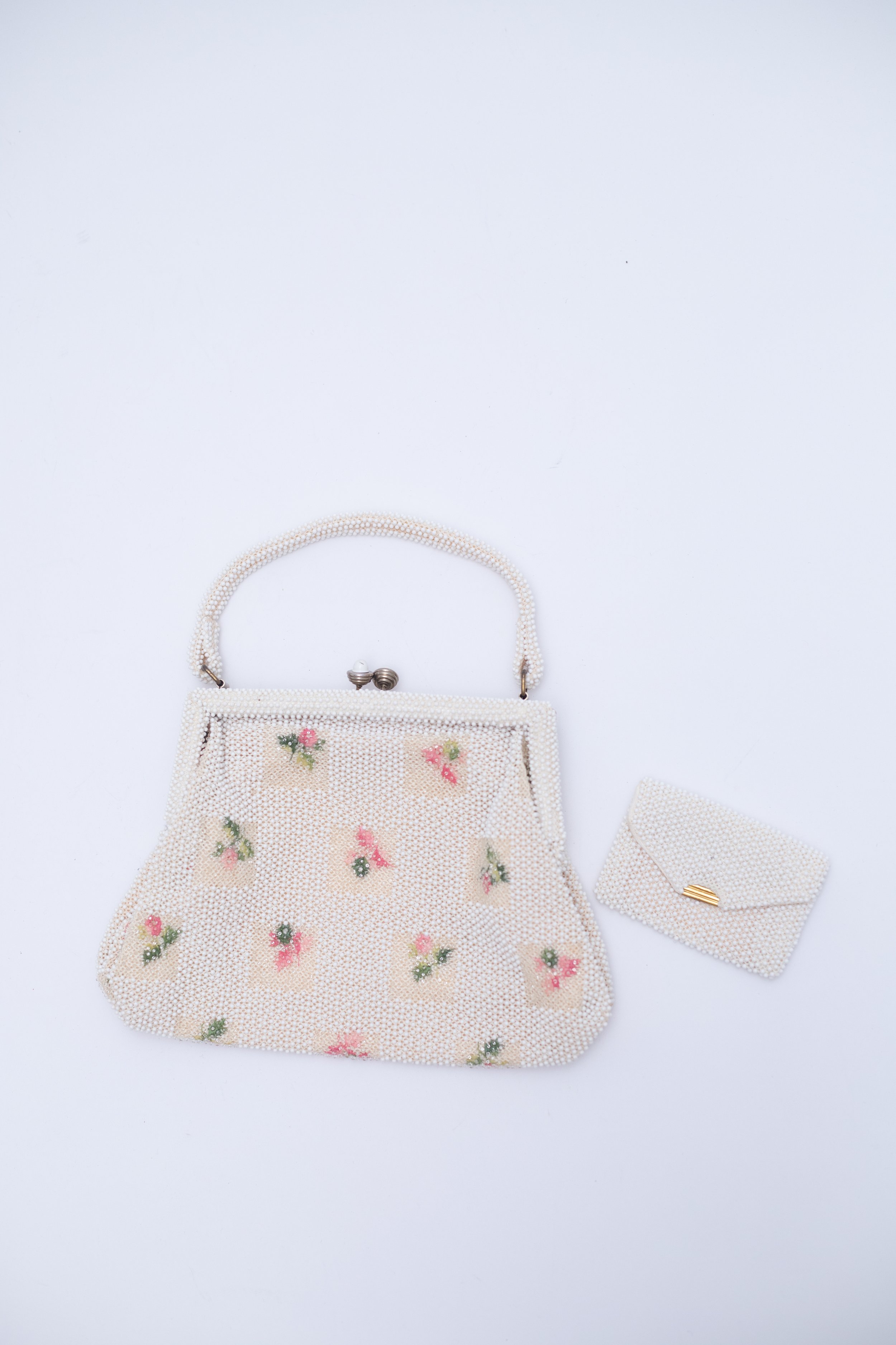 Vintage Corde Beads Purse