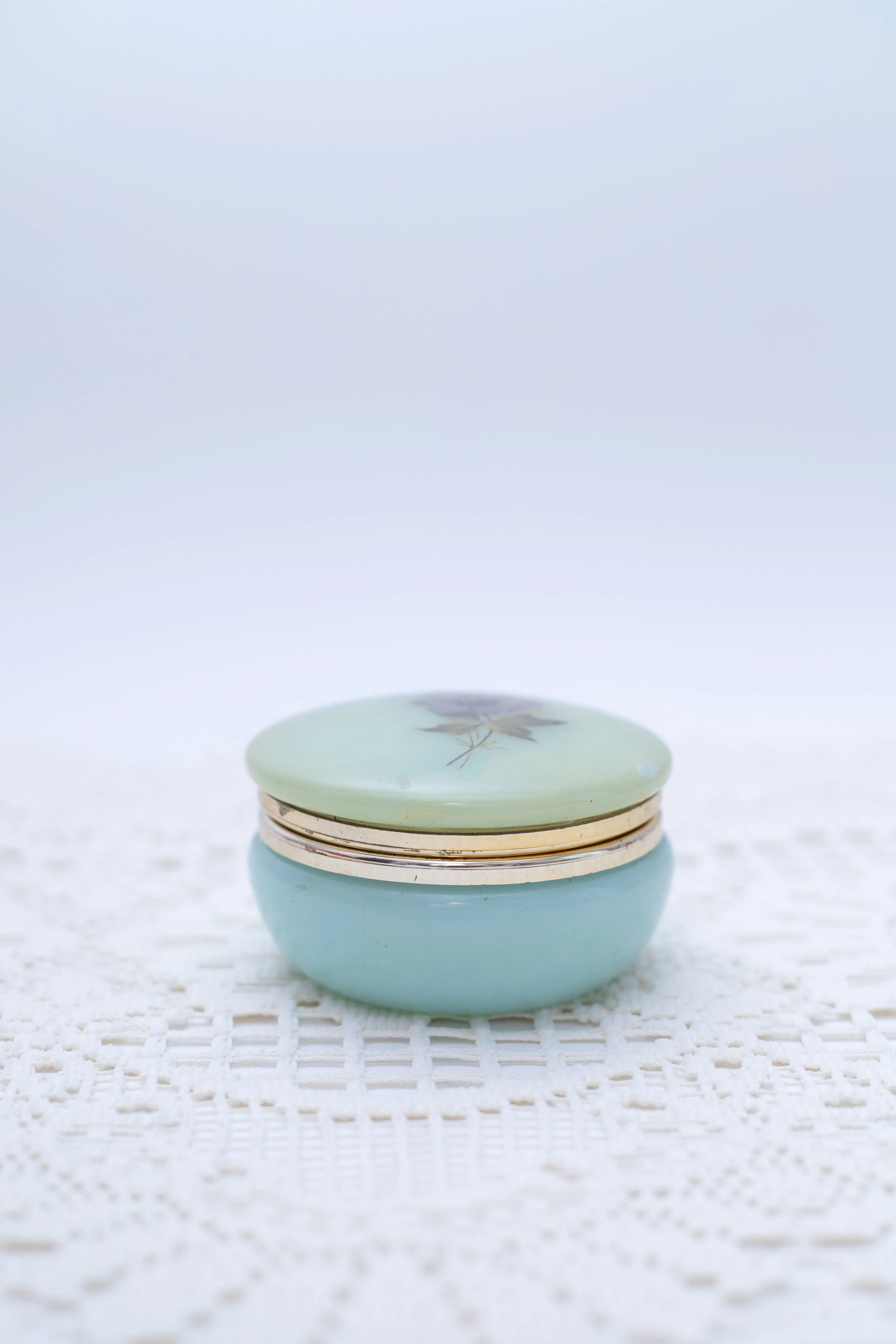 Vintage Floral Trinket Box