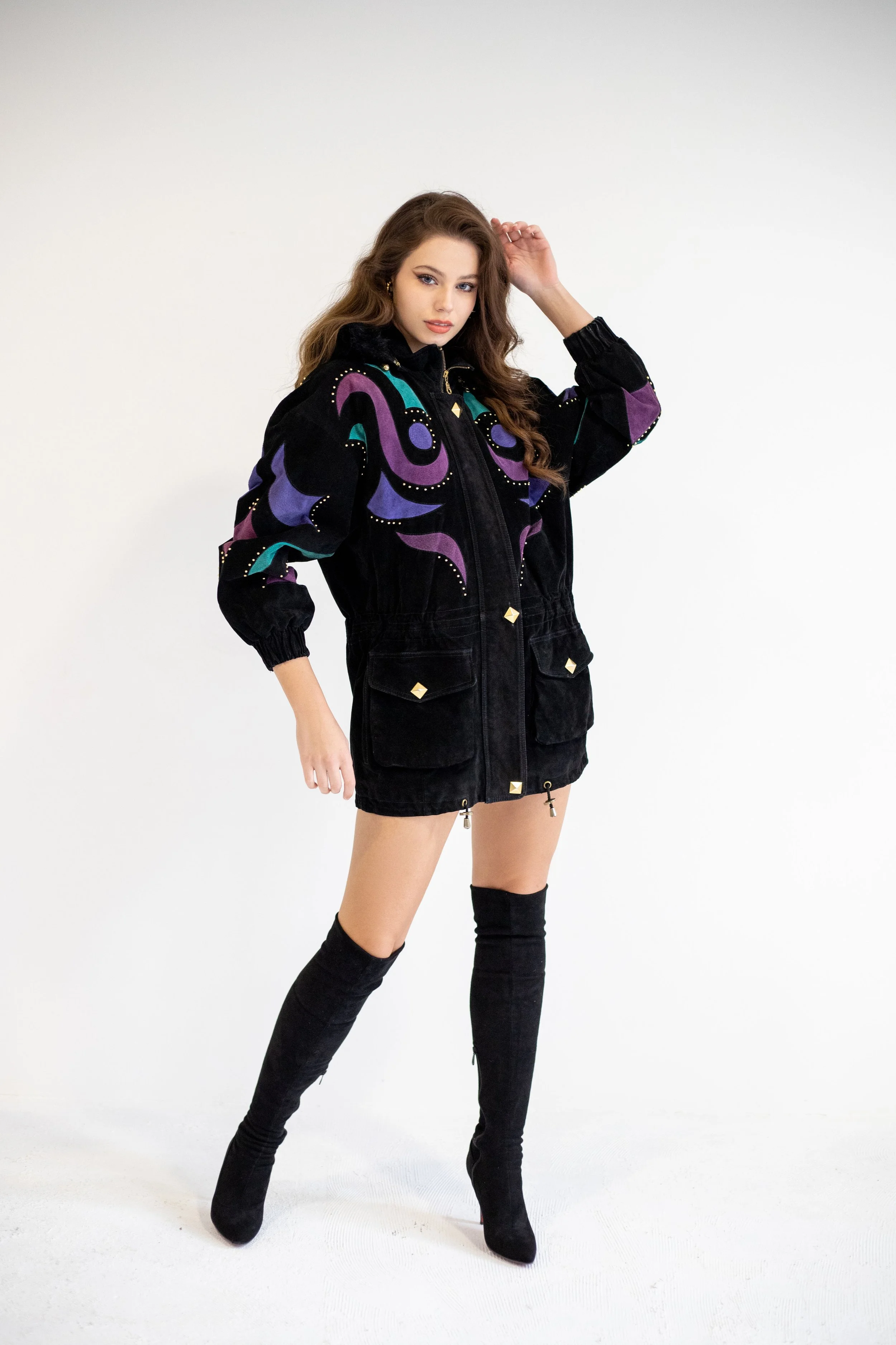 Rare Vintage 80s Dino'Z Suede Jacket