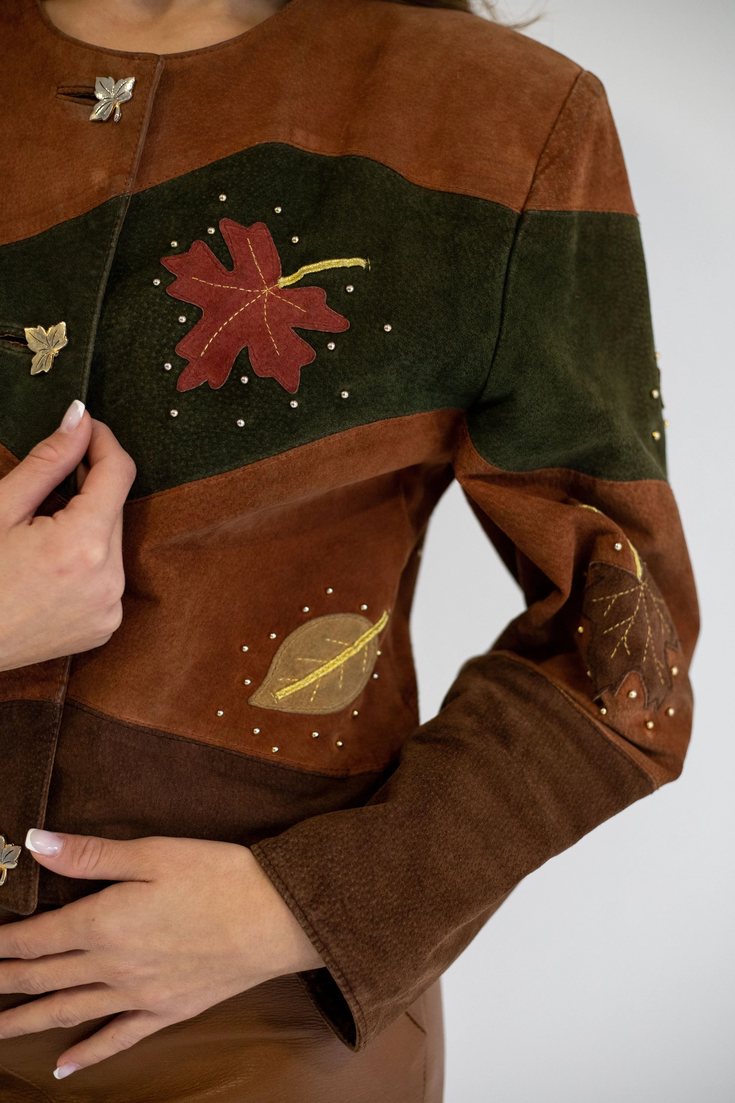 Dino'Z Suede Crop Jacket