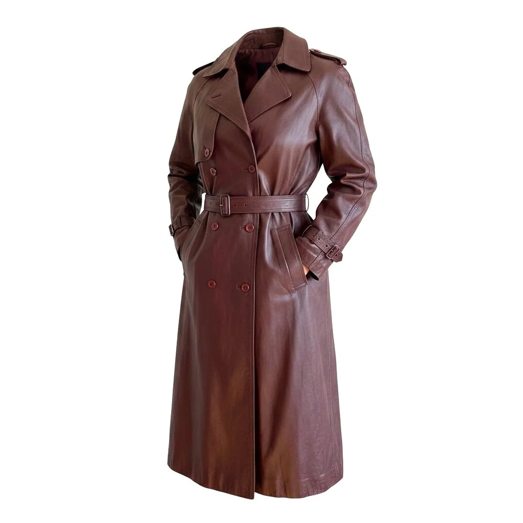 Leather Trench Coat