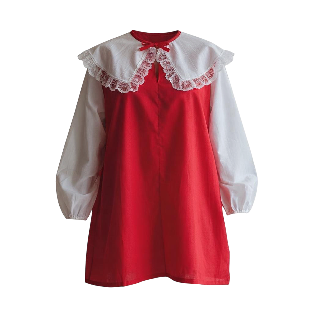 Red Cotton Shirt