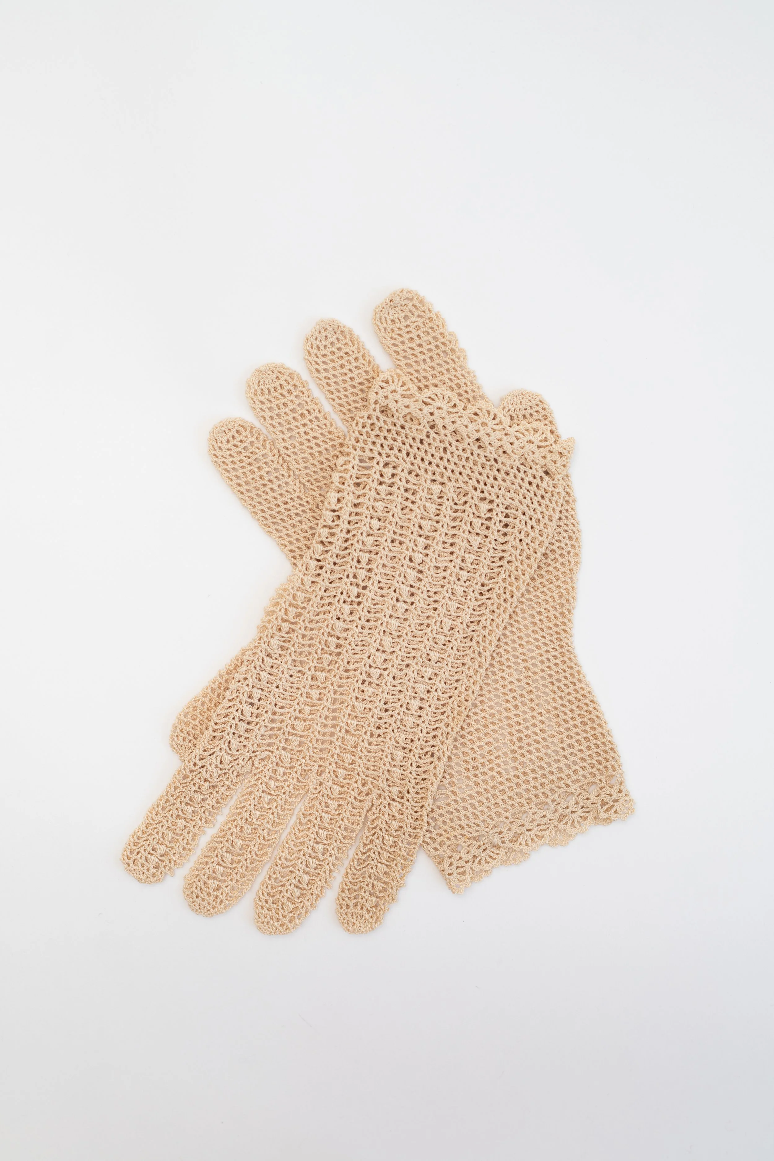Women’s Hand-Knitted Vintage Gloves