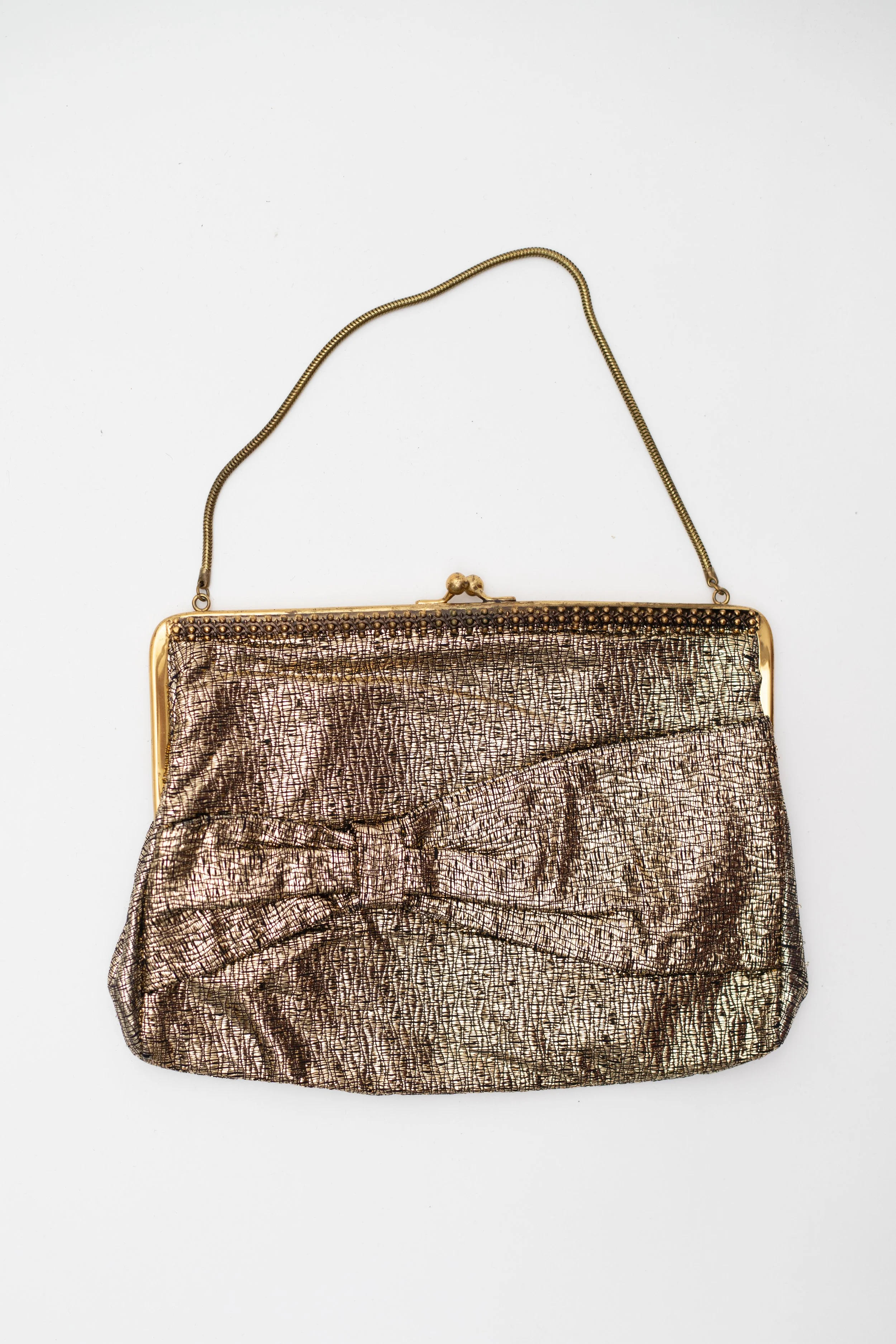 Timeless Vintage Gold Chain Purse
